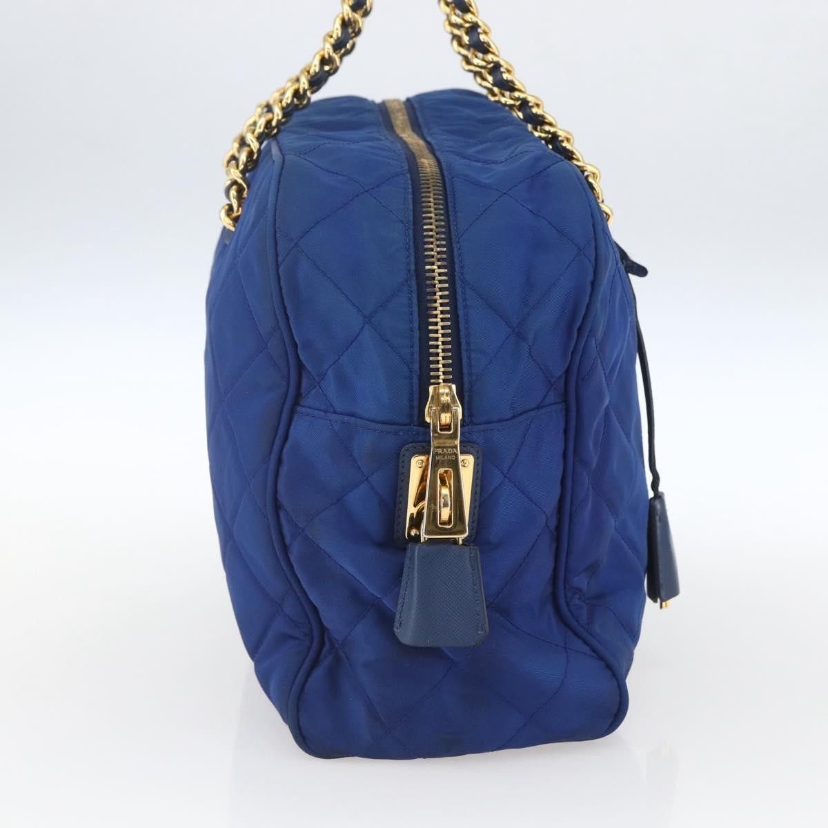 Prada Prada Chain Shoulder Bag Quilted Tessuto Size ONE SIZE - 3 Thumbnail
