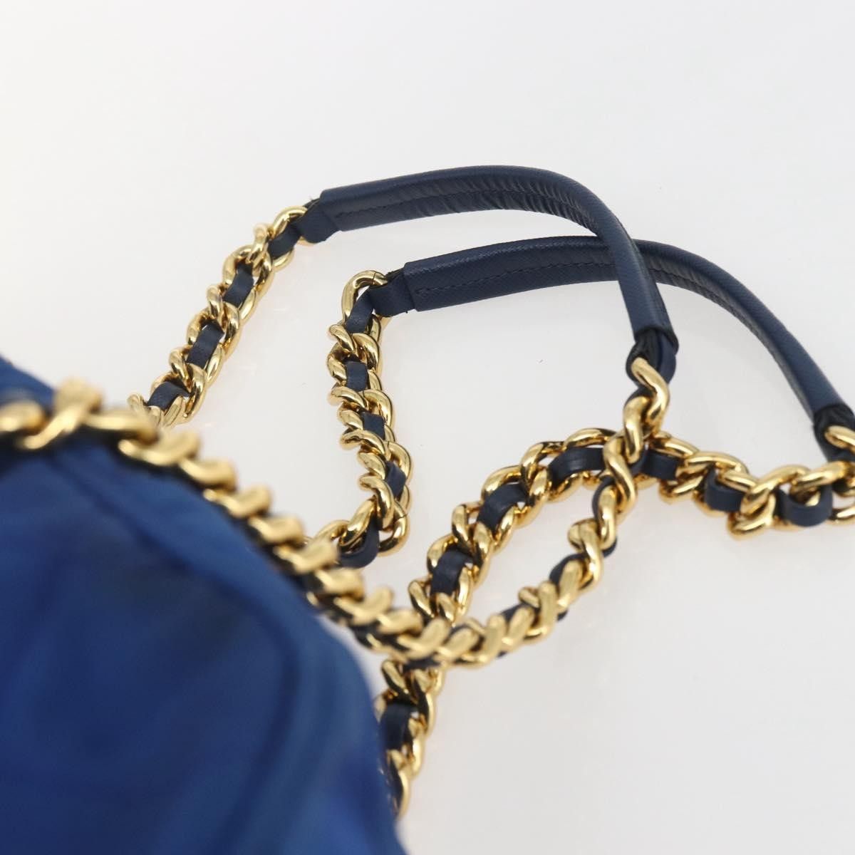 Prada Prada Chain Shoulder Bag Quilted Tessuto Size ONE SIZE - 17 Thumbnail