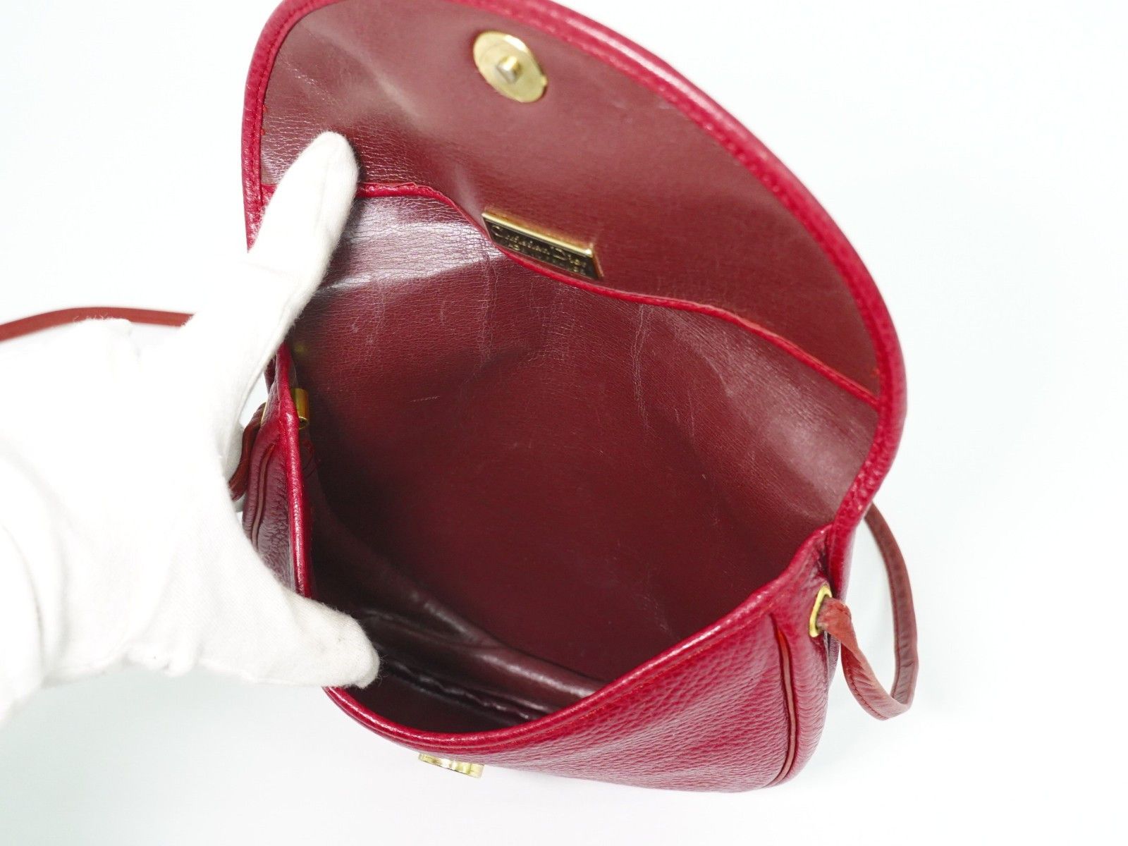 Dior Christian Dior Vintage Shoulder Bag Leather Size ONE SIZE - 3 Thumbnail