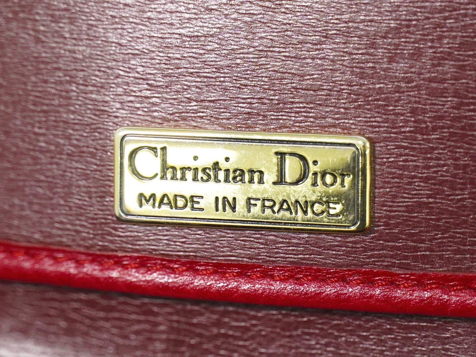 Dior Christian Dior Vintage Shoulder Bag Leather Size ONE SIZE - 4 Thumbnail