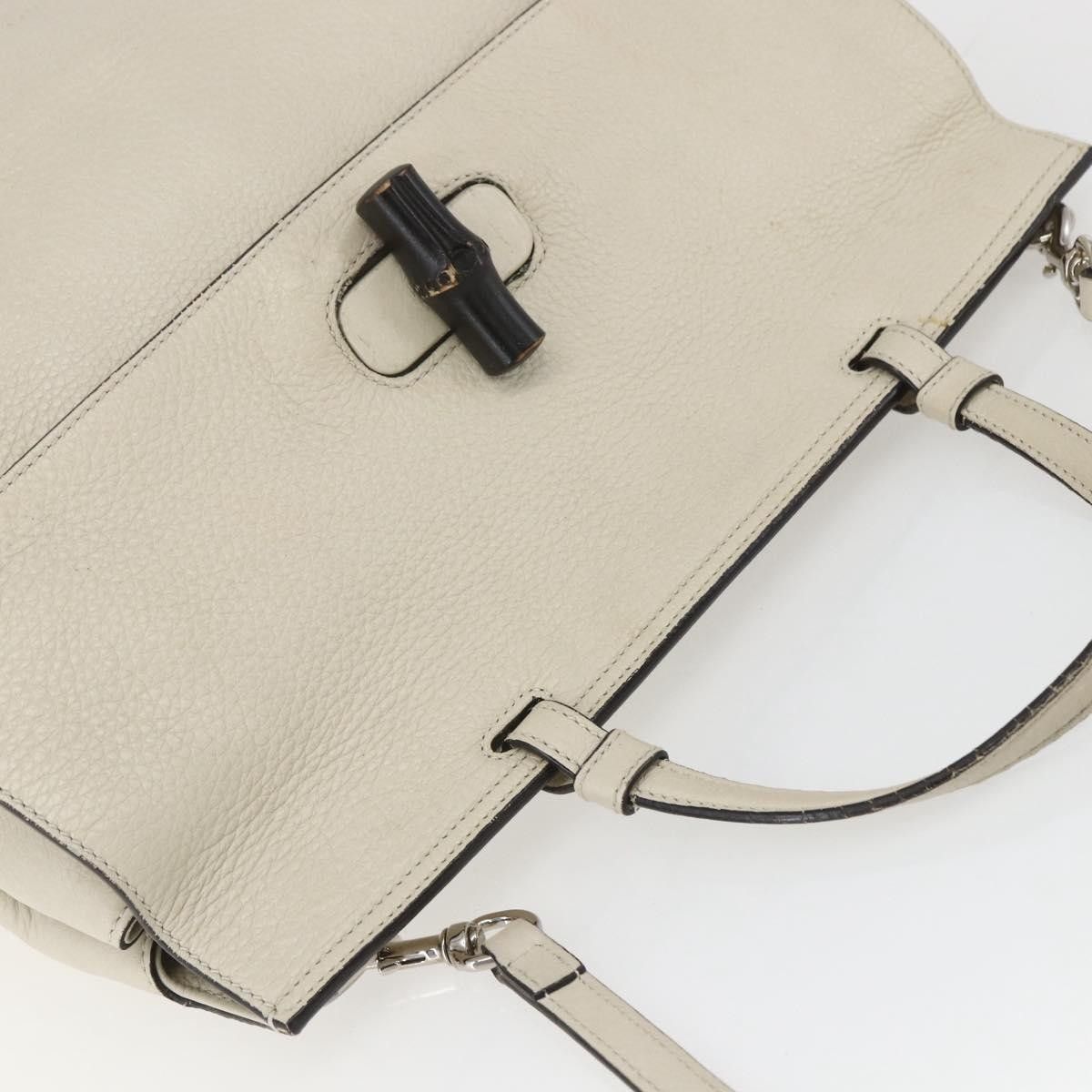 Gucci Gucci Bamboo Daily Top Handle Leather Size ONE SIZE - 14 Thumbnail