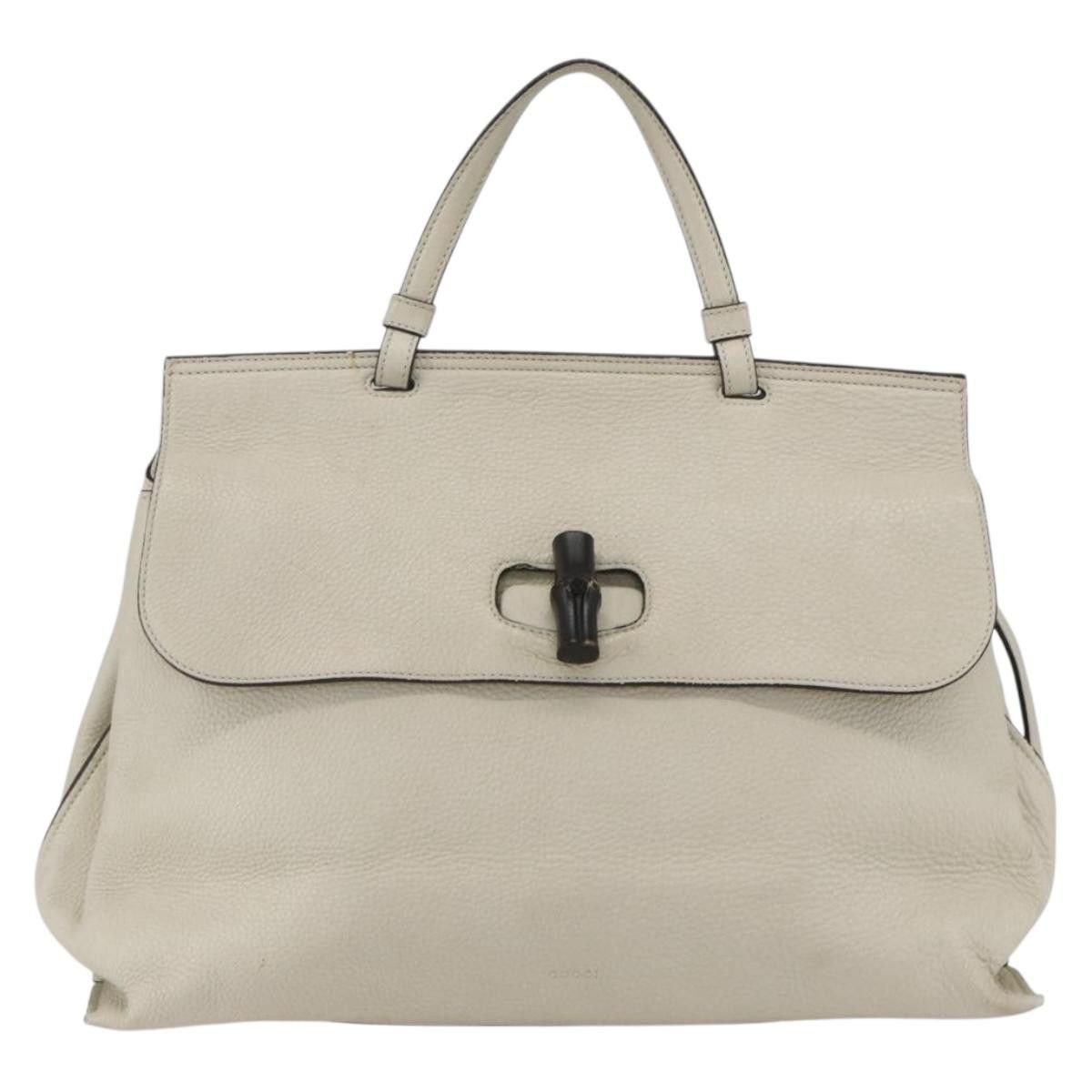 Gucci Gucci Bamboo Daily Top Handle Leather Size ONE SIZE - 22 Thumbnail