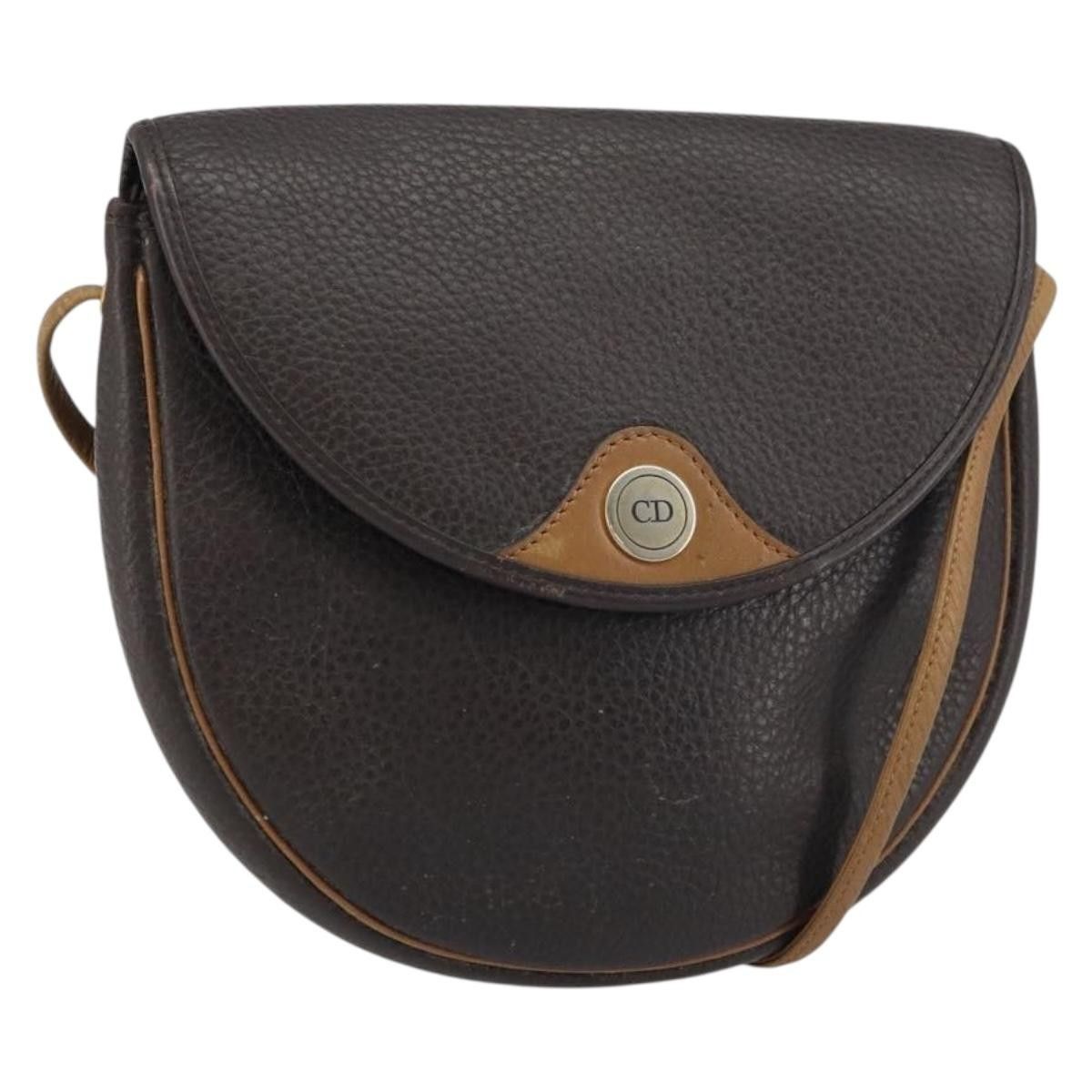 Dior Christian Dior Vintage CD Flap Shoulder Bag Leather Size ONE SIZE - 18 Thumbnail
