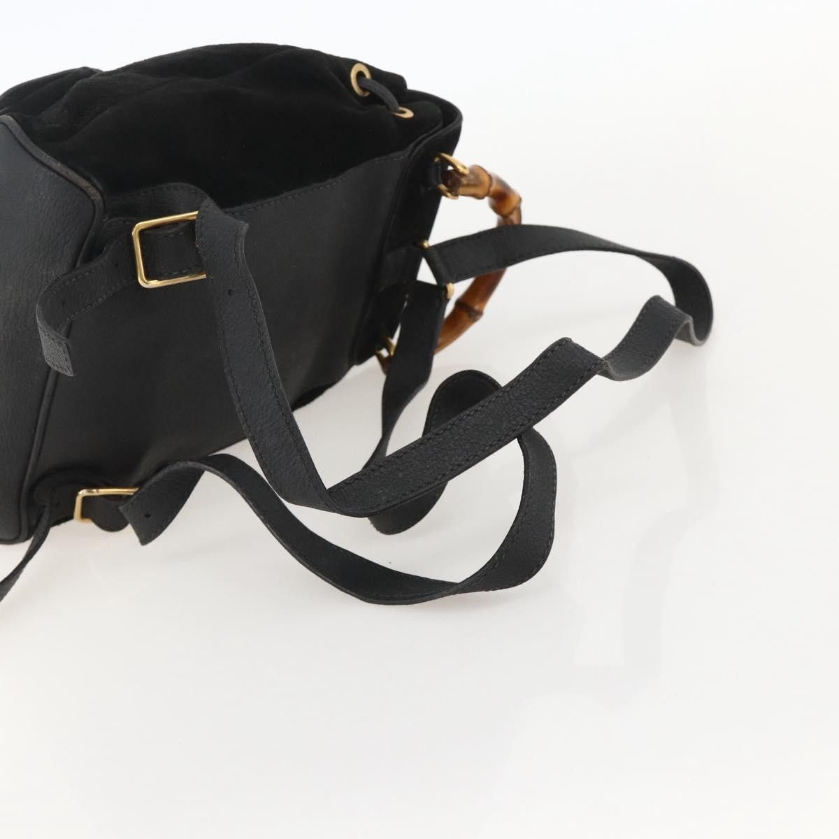 Gucci Gucci Gucci bamboo backpack daim Size ONE SIZE - 17 Thumbnail