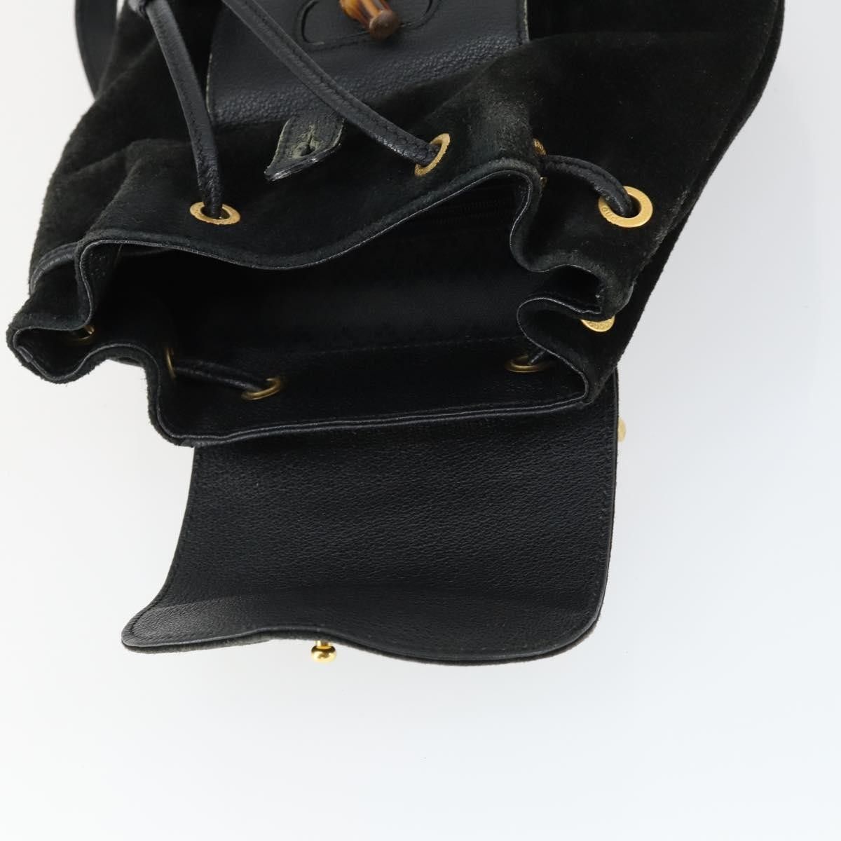 Gucci Gucci Gucci bamboo backpack daim Size ONE SIZE - 18 Thumbnail
