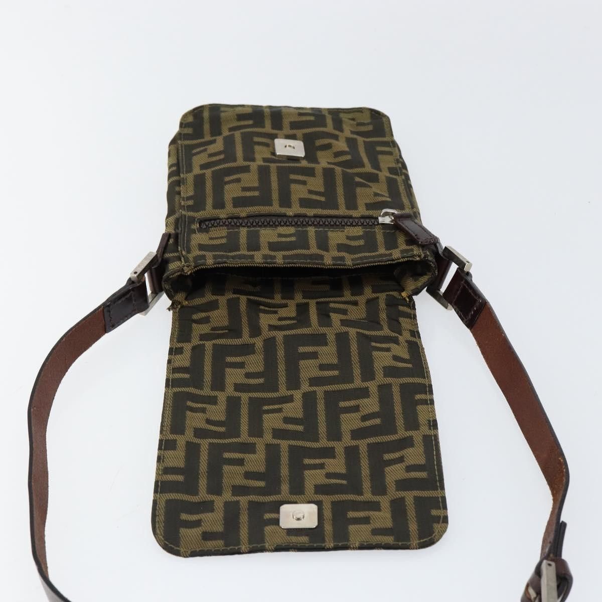 Fendi Fendi Flat Messenger Zucca Canvas Size ONE SIZE - 16 Thumbnail