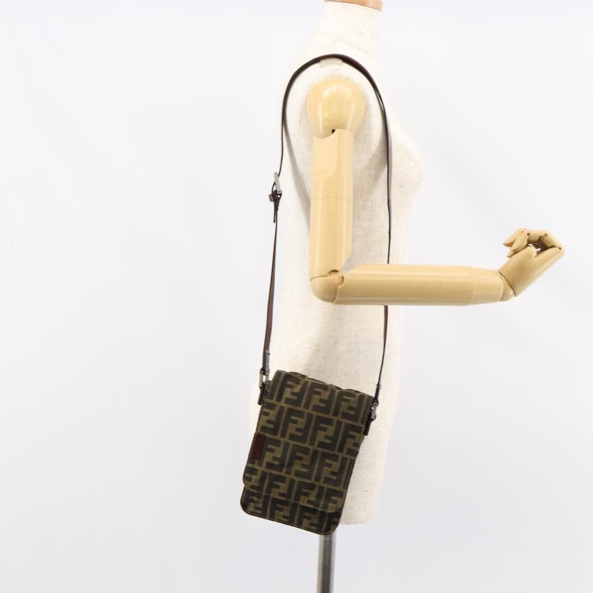Fendi Fendi Flat Messenger Zucca Canvas Size ONE SIZE - 12 Thumbnail