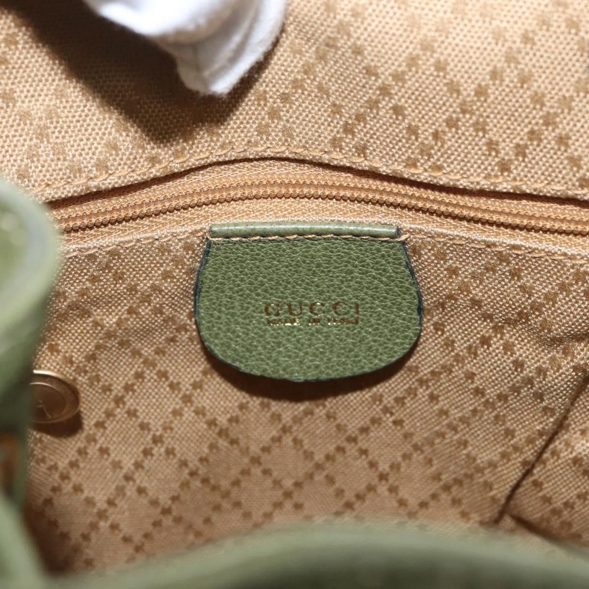 Gucci Gucci Gucci bamboo backpack daim Size ONE SIZE - 6 Thumbnail