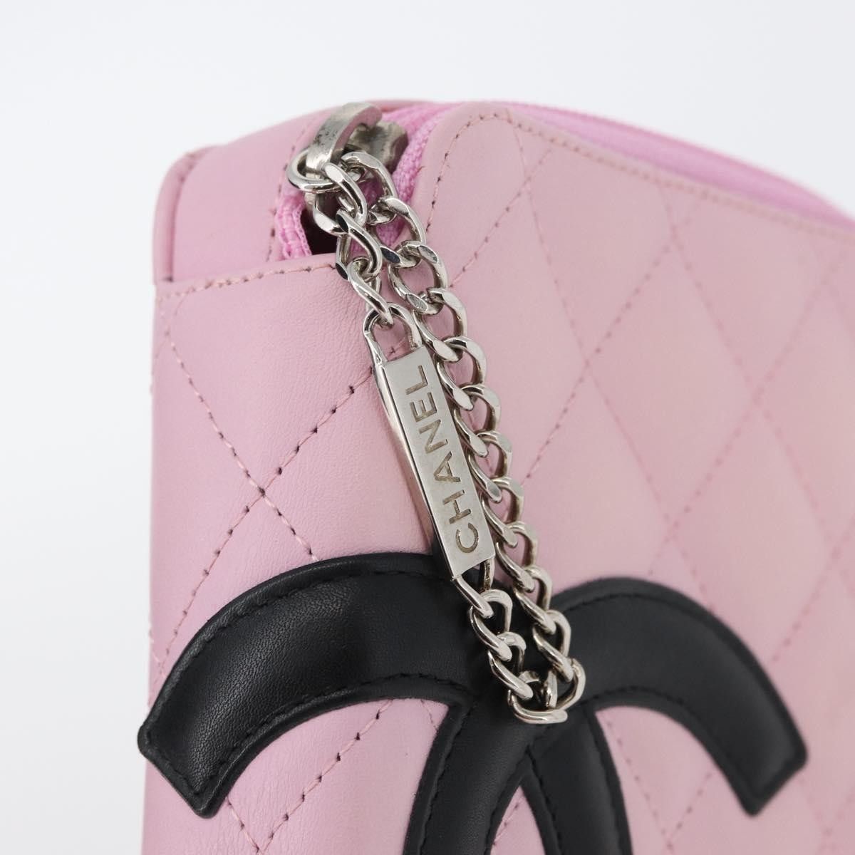 Chanel Chanel Cambon Zip Around Cosmetic Case Quilted Leather Size ONE SIZE - 12 Thumbnail