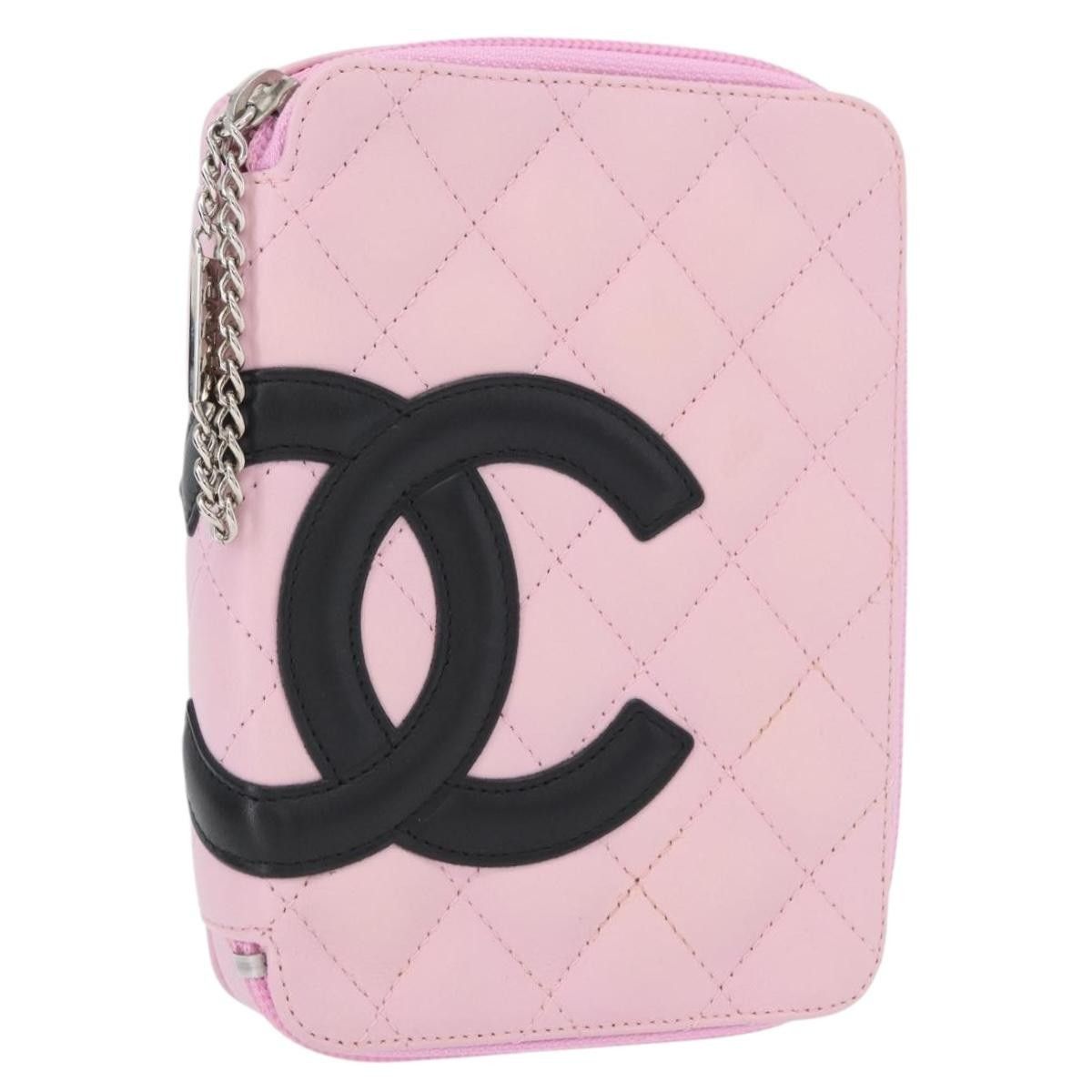 Chanel Chanel Cambon Zip Around Cosmetic Case Quilted Leather Size ONE SIZE - 16 Thumbnail