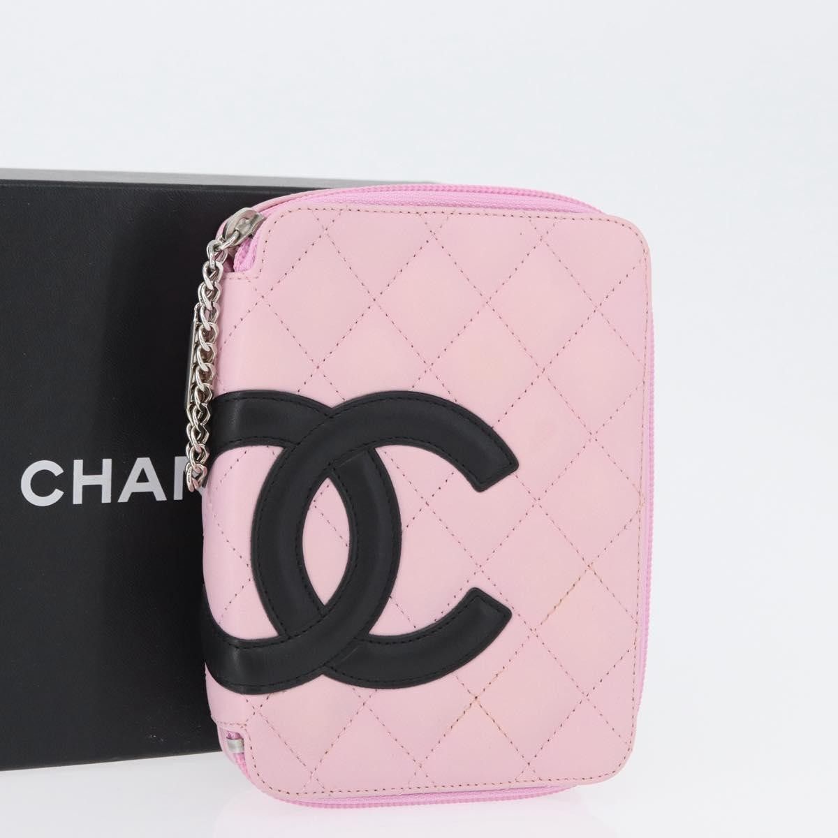 Chanel Chanel Cambon Zip Around Cosmetic Case Quilted Leather Size ONE SIZE - 15 Thumbnail