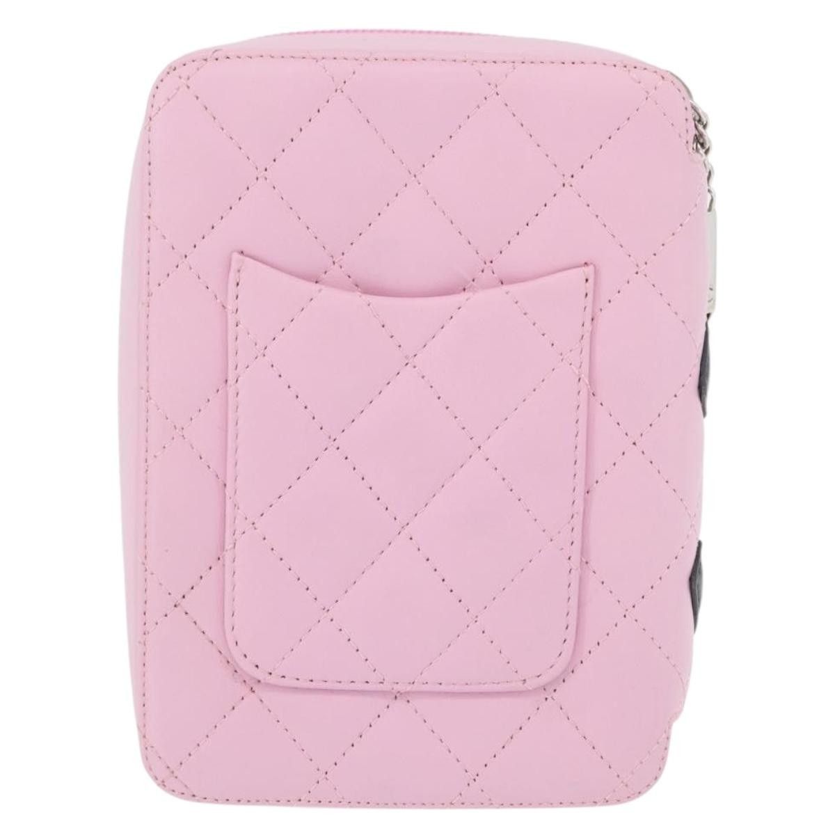 Chanel Chanel Cambon Zip Around Cosmetic Case Quilted Leather Size ONE SIZE - 2 Thumbnail