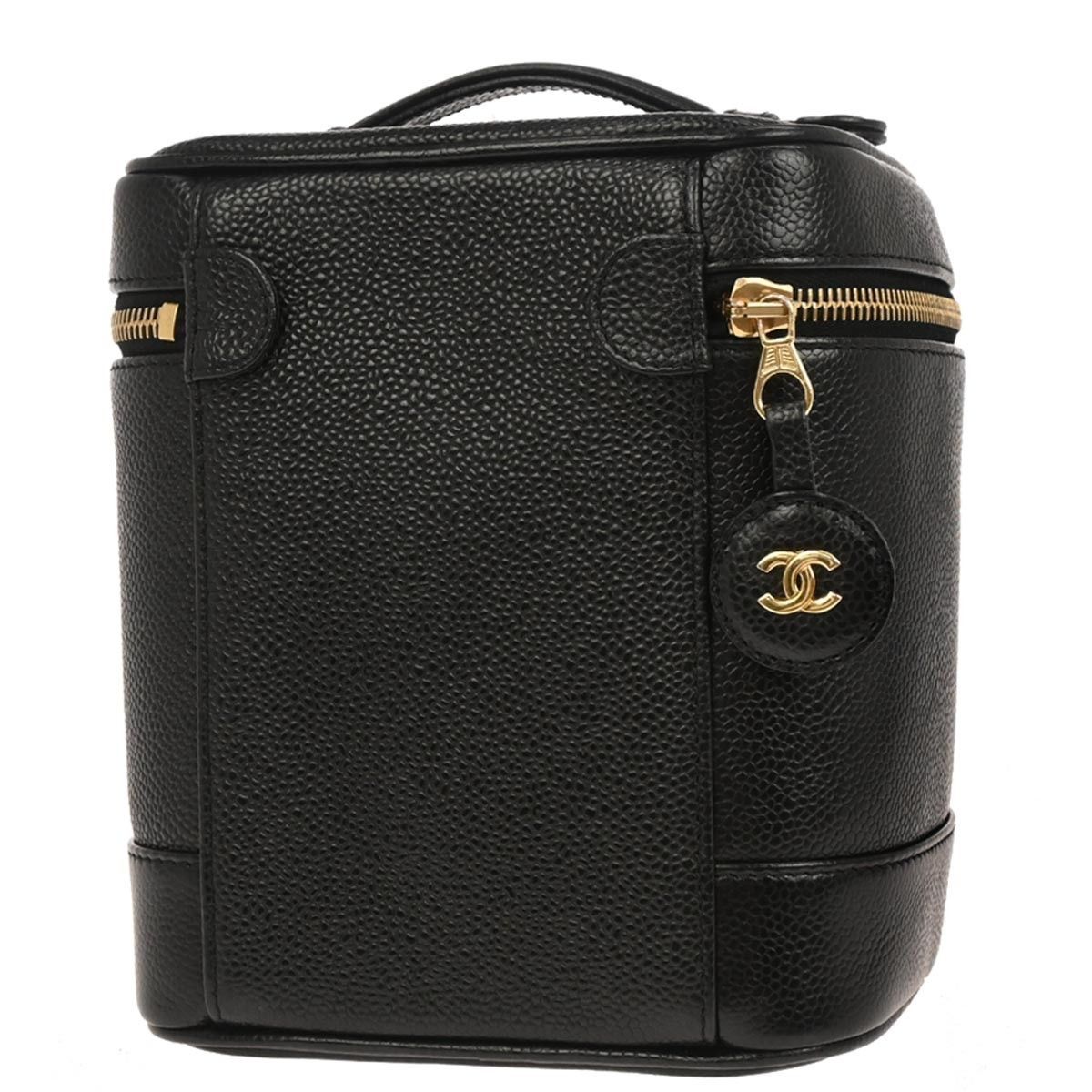 Chanel Chanel Vintage Timeless Cosmetic Case Caviar Size ONE SIZE - 2 Thumbnail