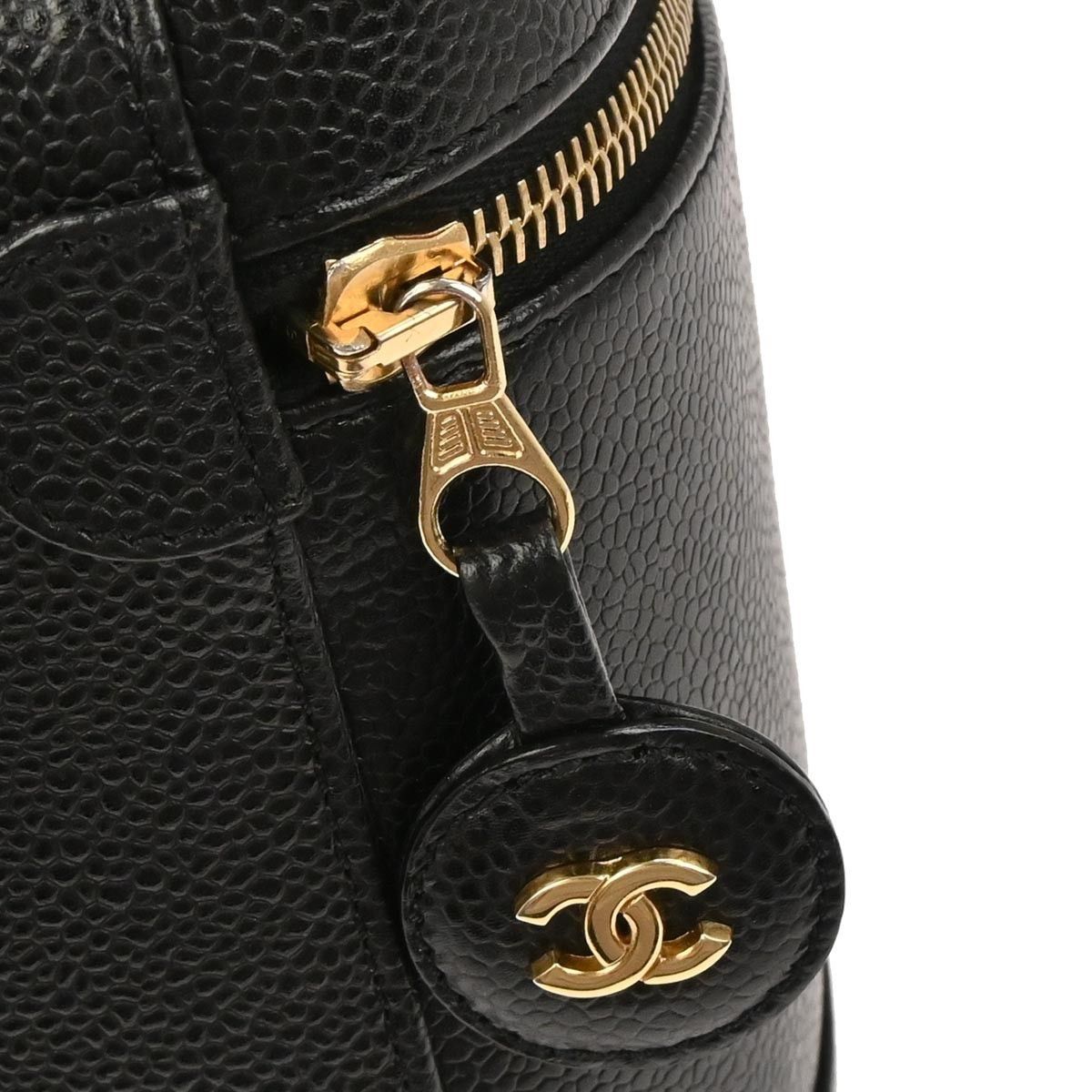Chanel Chanel Vintage Timeless Cosmetic Case Caviar Size ONE SIZE - 8 Thumbnail