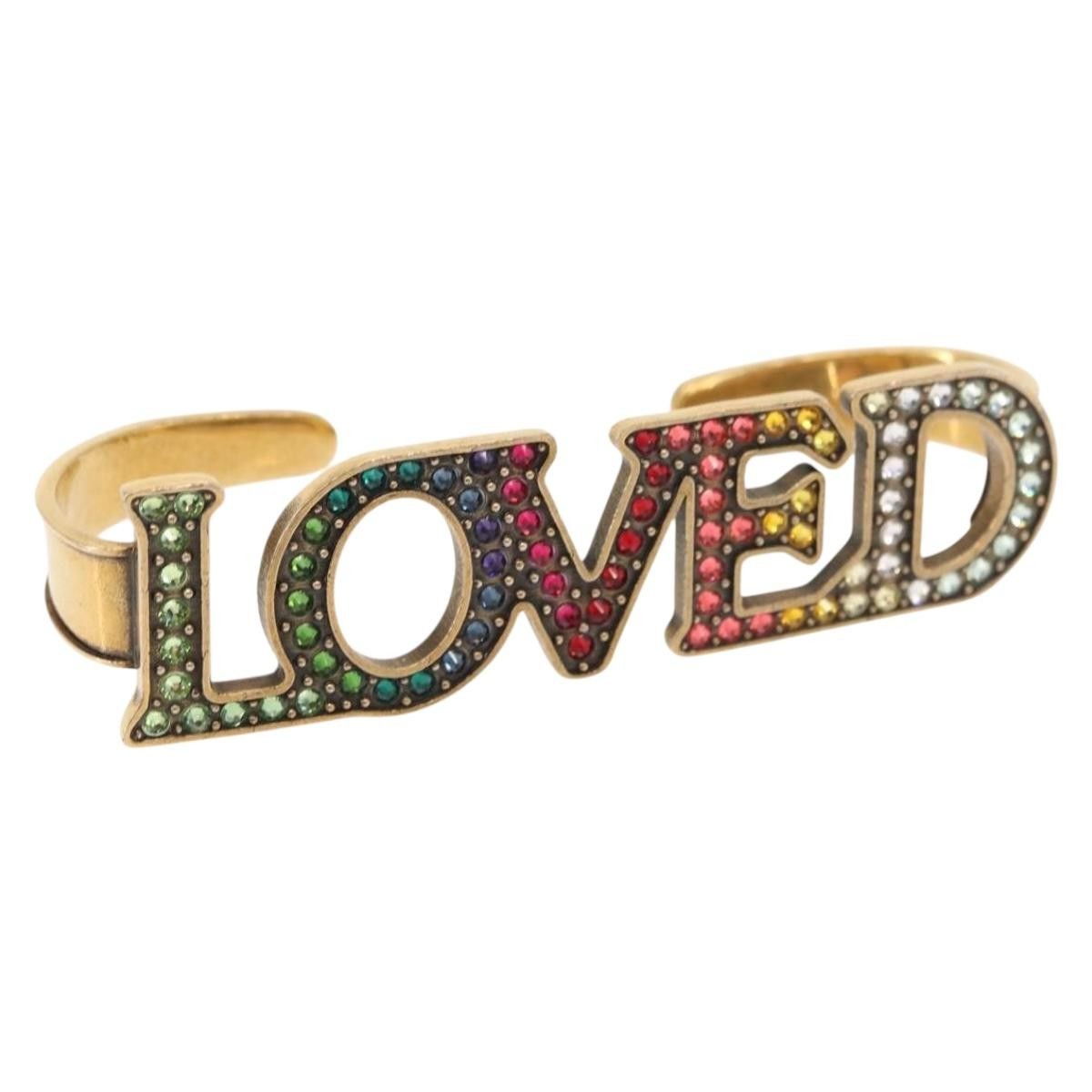 Gucci Gucci Loved Palm Cuff Crystal Embellished Metal Size ONE SIZE - 11 Thumbnail