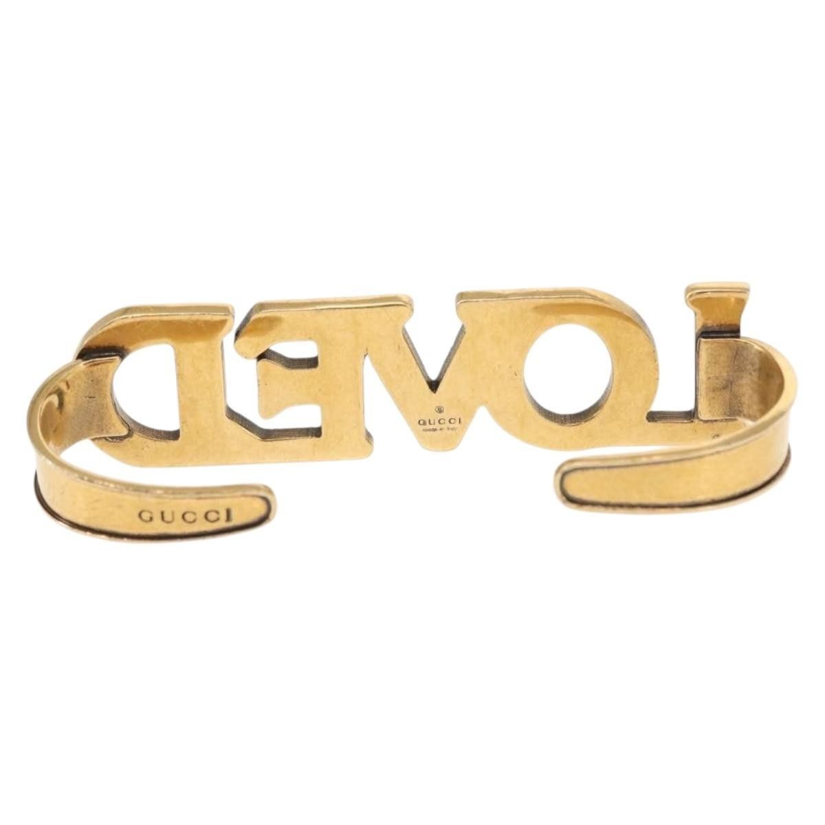 Gucci Gucci Loved Palm Cuff Crystal Embellished Metal Size ONE SIZE - 2 Thumbnail