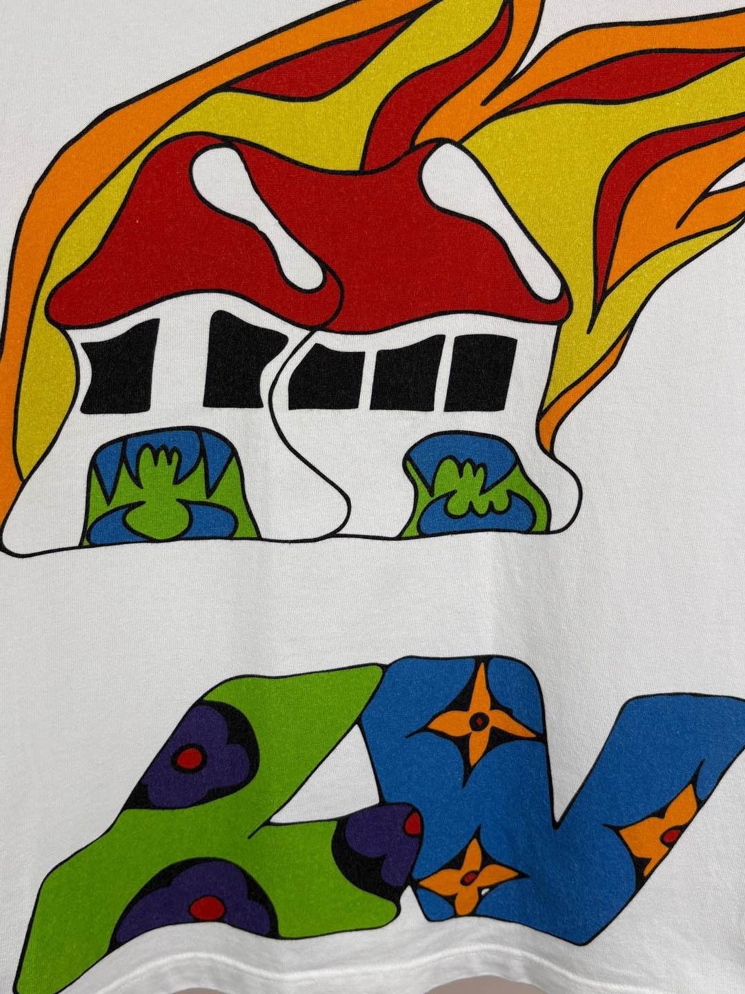Louis Vuitton Louis Vuitton Cartoon Graphic T-Shirt Size XS Size US XS / EU 42 / 0 - 6 Thumbnail