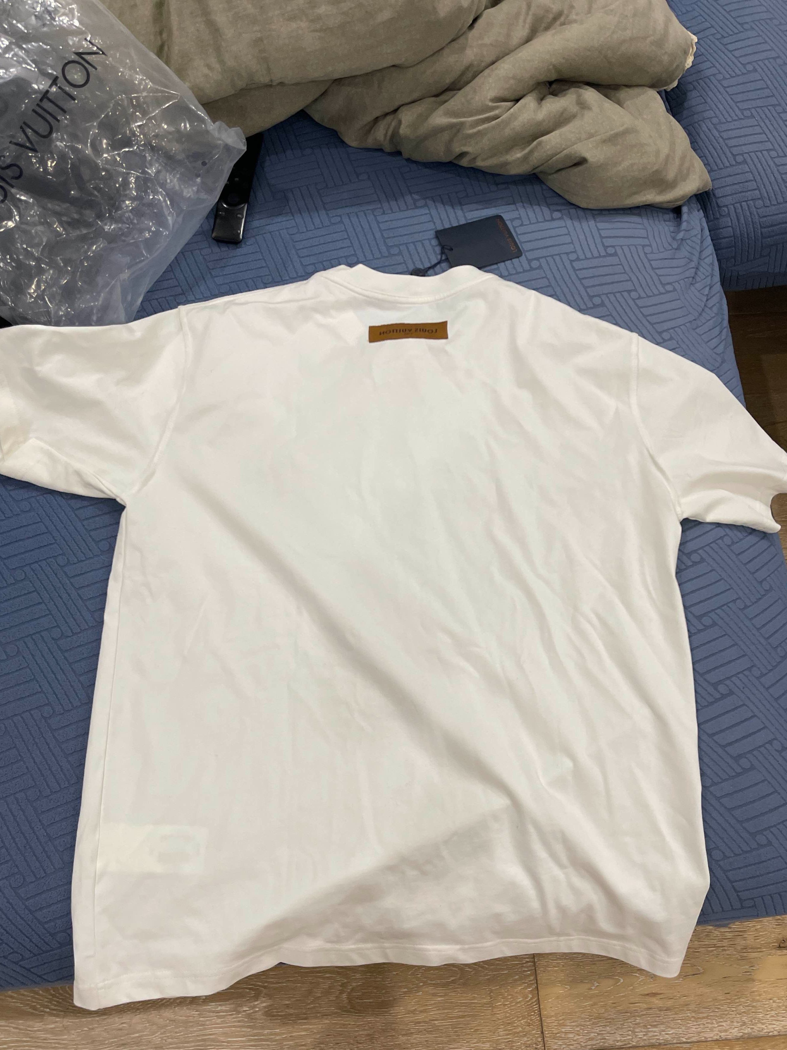 Louis Vuitton Louis Vuitton Logo Embroidered T-Shirt Size M Size US M / EU 48-50 / 2 - 2 Thumbnail