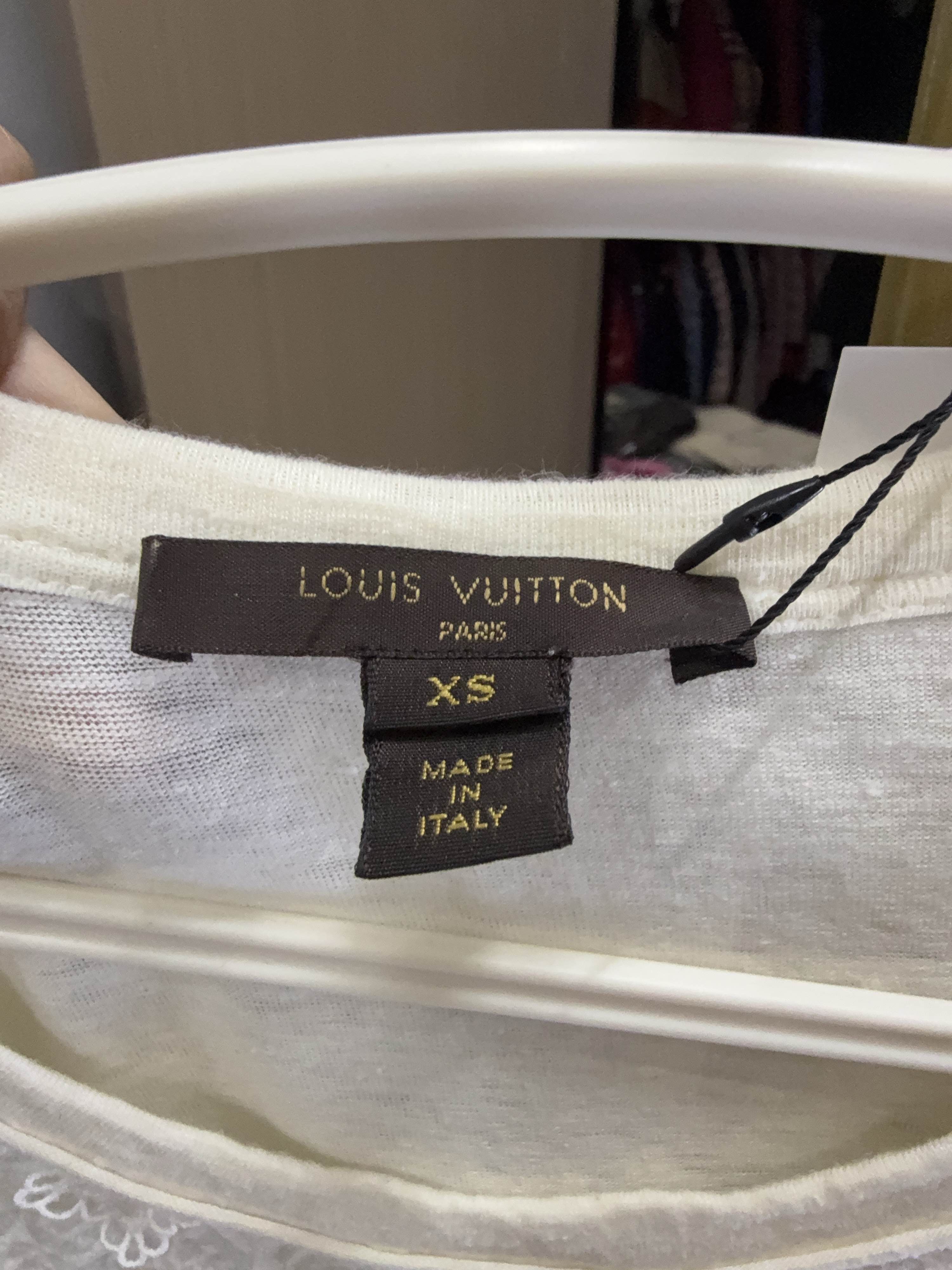 Louis Vuitton Louis Vuitton Monogram Lace T-Shirt Size XS Size XS / US 0-2 / IT 36-38 - 3 Thumbnail
