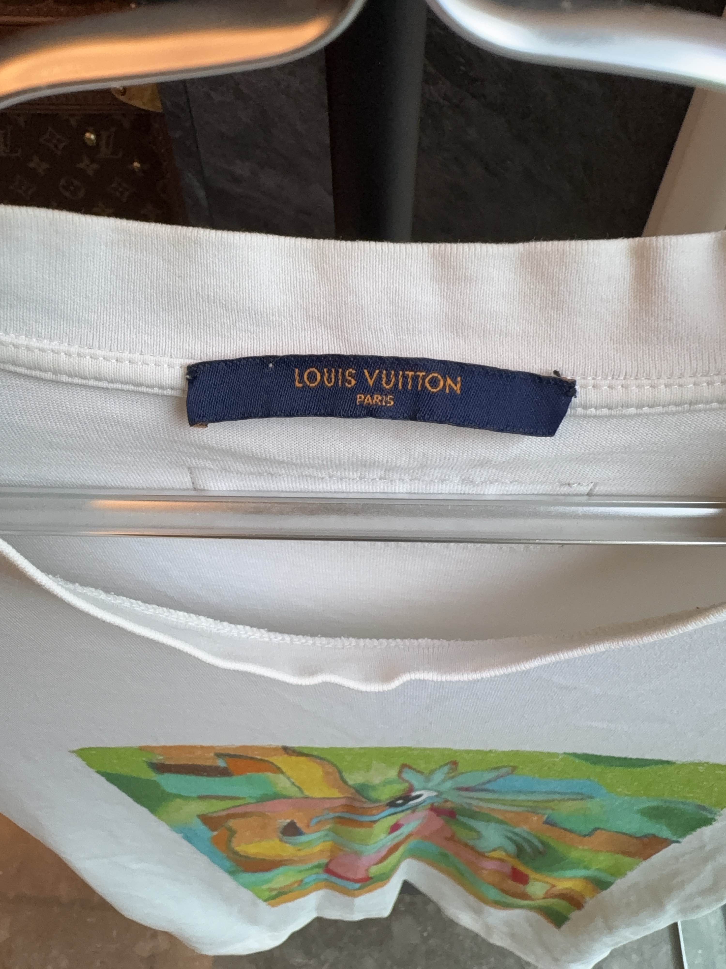 Louis Vuitton Louis Vuitton Graphic T-Shirt Size L Size US L / EU 52-54 / 3 - 3 Thumbnail