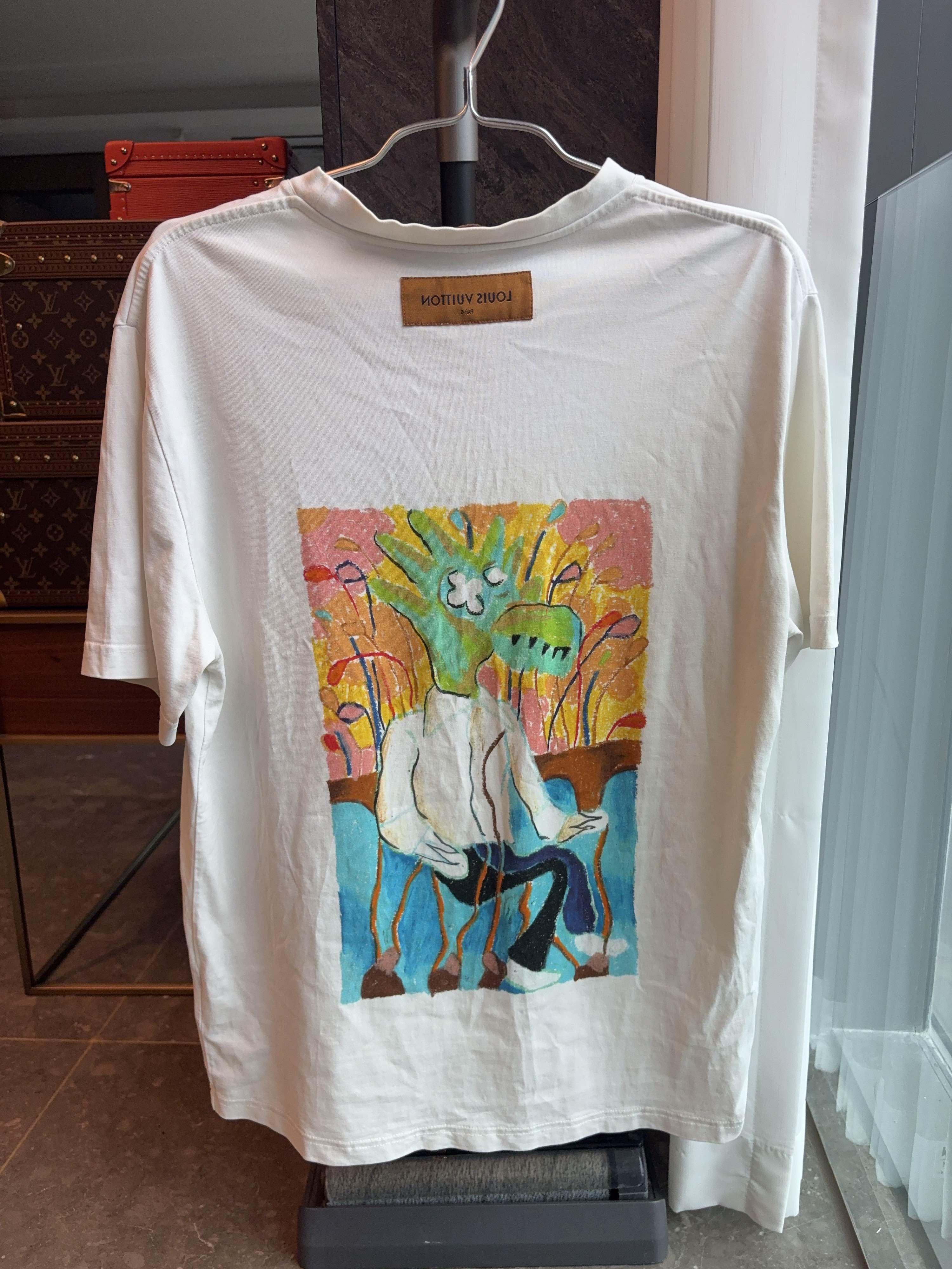 Louis Vuitton Louis Vuitton Graphic T-Shirt Size L Size US L / EU 52-54 / 3 - 2 Thumbnail