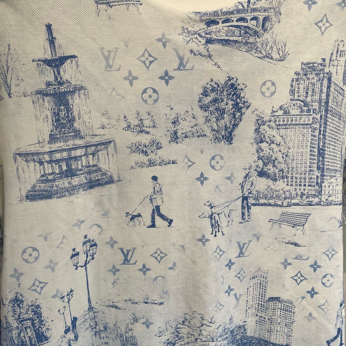 Louis Vuitton Louis Vuitton Scenic Print T-Shirt Size L Size US L / EU 52-54 / 3 - 5 Thumbnail