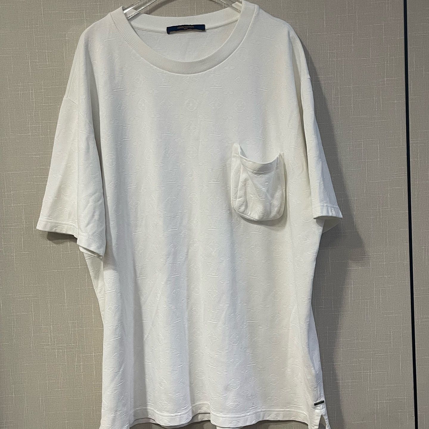 Louis Vuitton Louis Vuitton Monogram Texture Pocket T-Shirt Size XXL Size US XXL / EU 58 / 5 - 6 Thumbnail