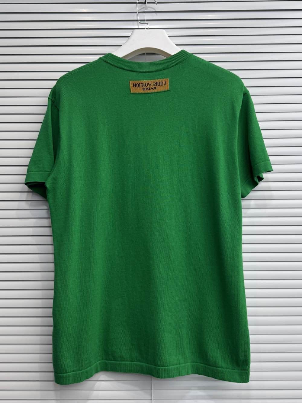 Louis Vuitton Louis Vuitton Logo Letter Knit T-Shirt Size M Size US M / EU 48-50 / 2 - 2 Thumbnail