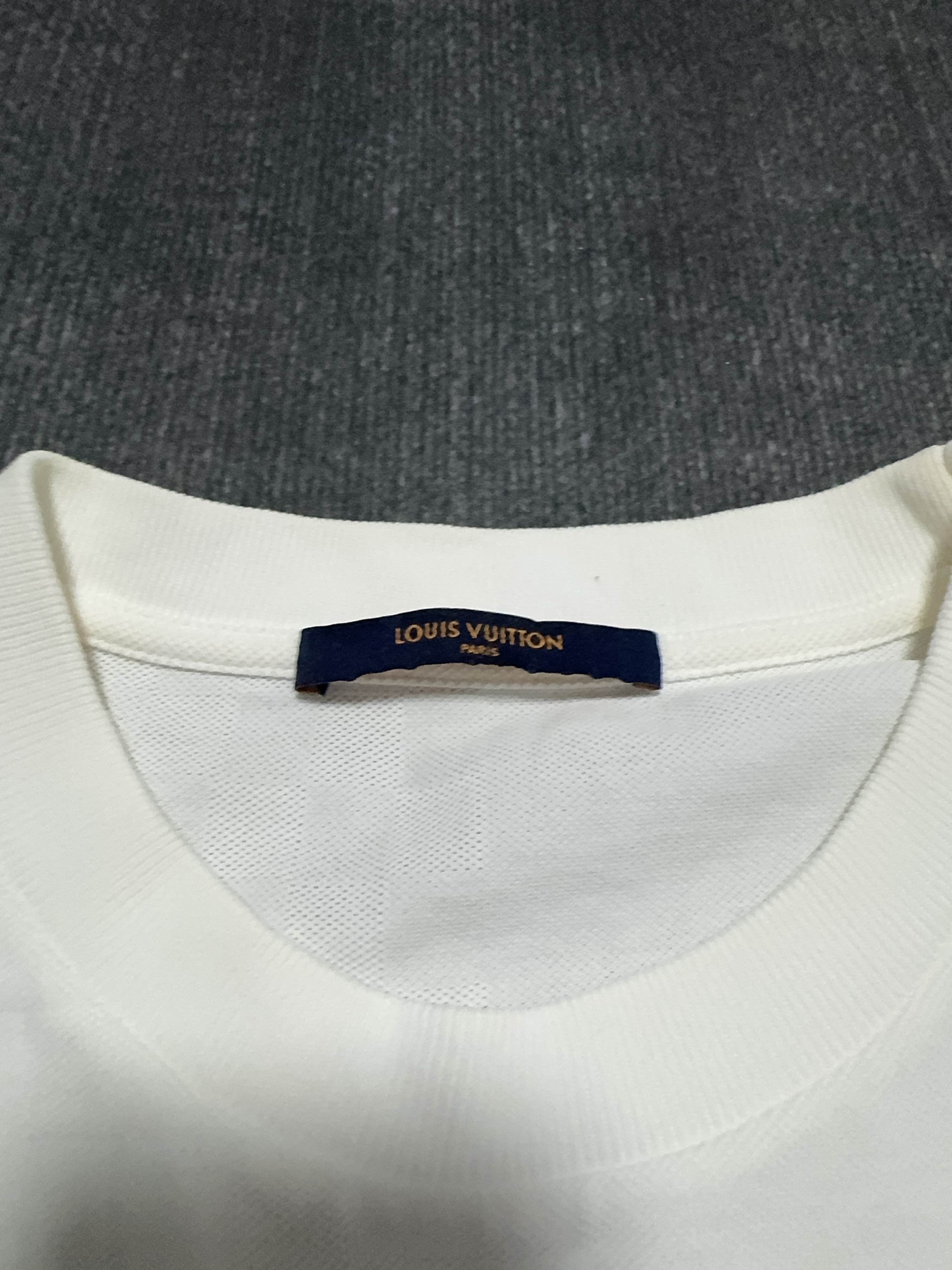 Louis Vuitton Louis Vuitton Damier Pocket T-Shirt Size L Size US L / EU 52-54 / 3 - 3 Thumbnail