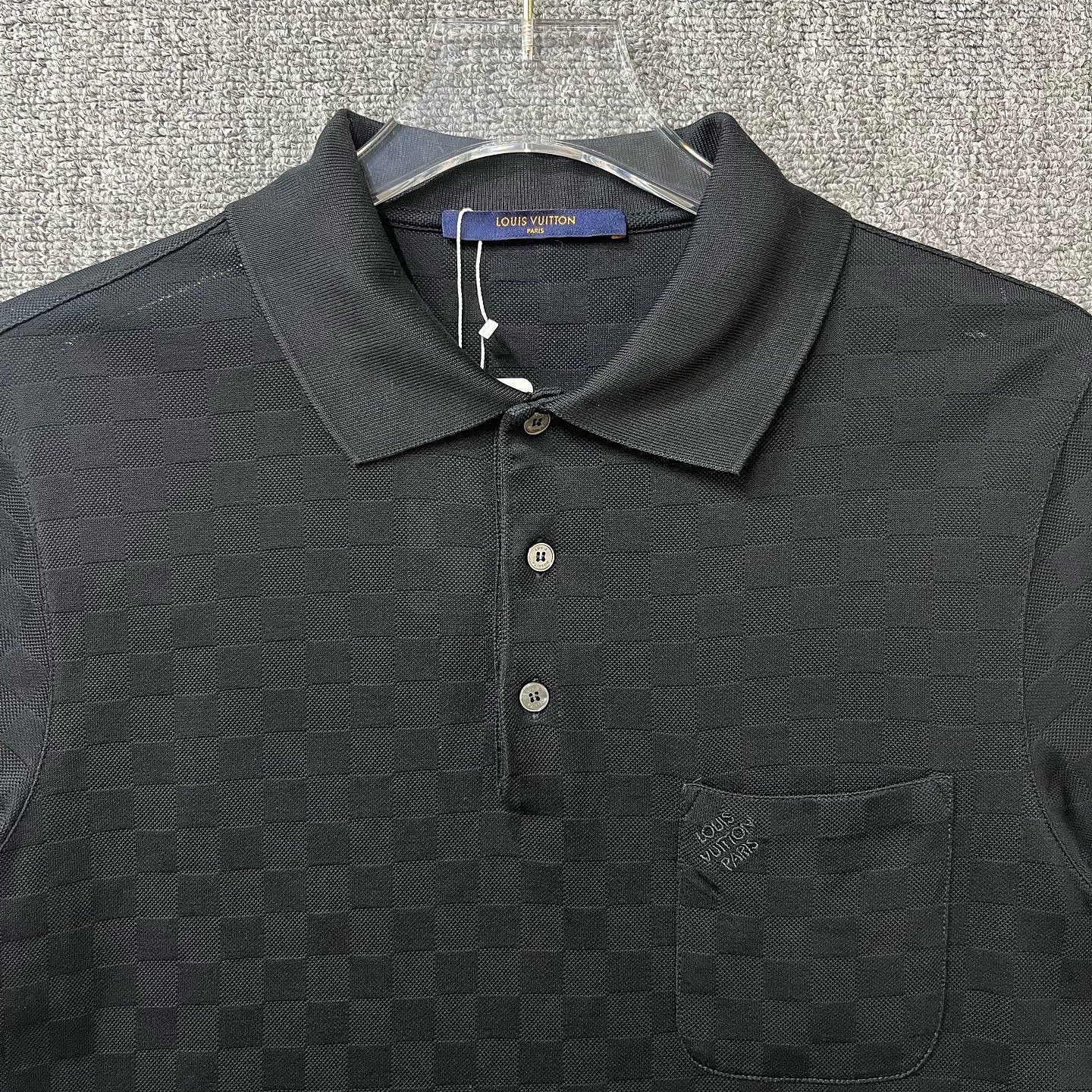 Louis Vuitton Louis Vuitton Damier Check Polo Shirt Size M Size US M / EU 48-50 / 2 - 6 Thumbnail