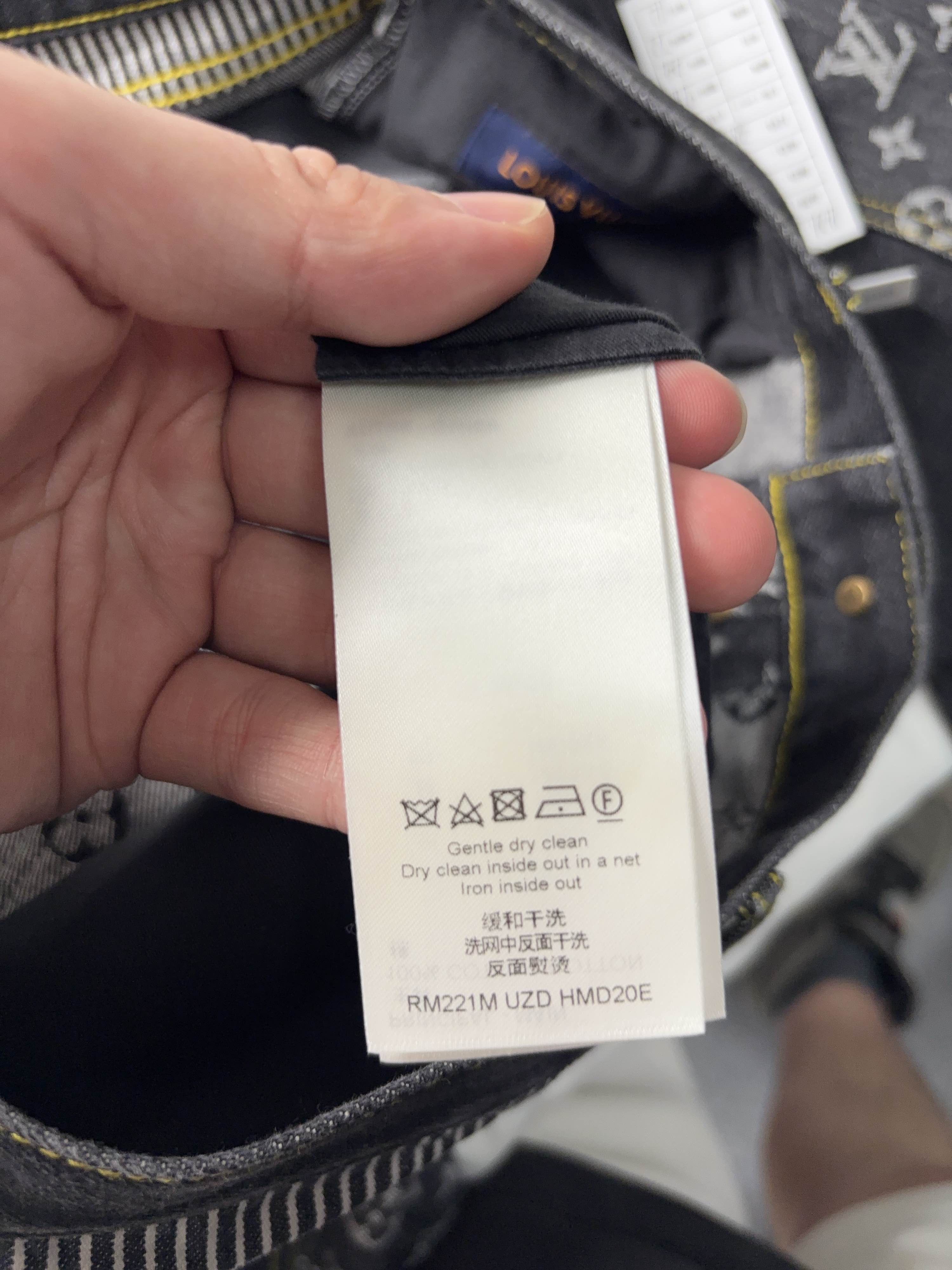 Louis Vuitton Louis Vuitton x Nigo Monogram Denim Jeans Size 36 Size US 36 / EU 52 - 4 Thumbnail