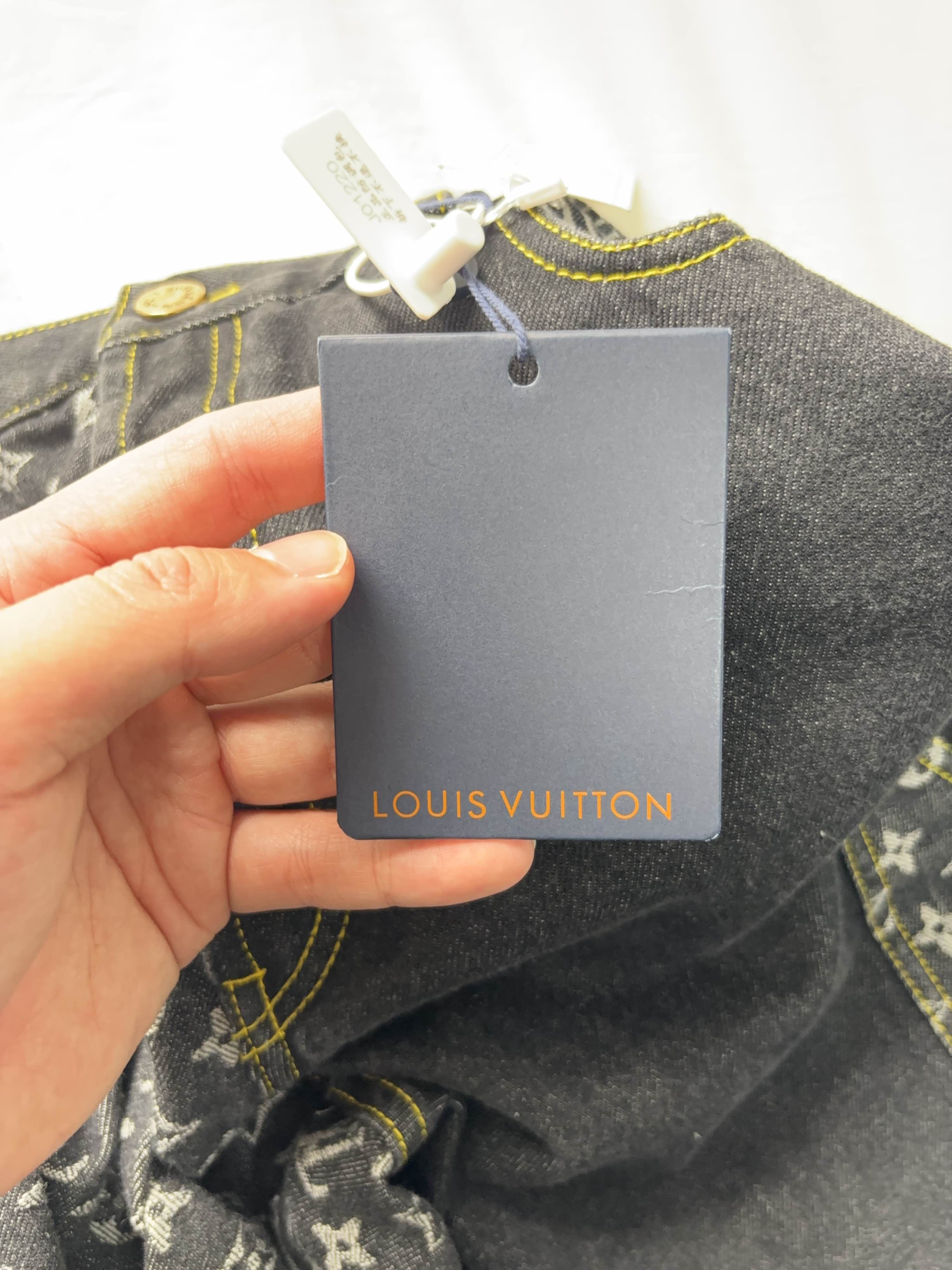 Louis Vuitton Louis Vuitton x Nigo Monogram Denim Jeans Size 36 Size US 36 / EU 52 - 5 Thumbnail
