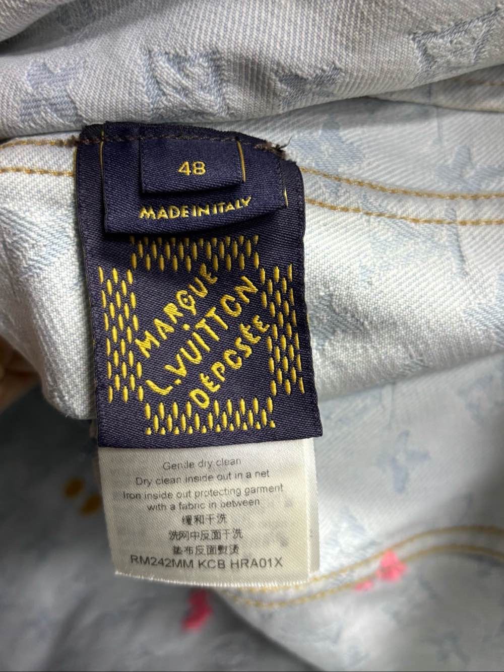 Louis Vuitton Louis Vuitton x Tyler Craggy Denim Jacket Size 48 Size US M / EU 48-50 / 2 - 4 Thumbnail