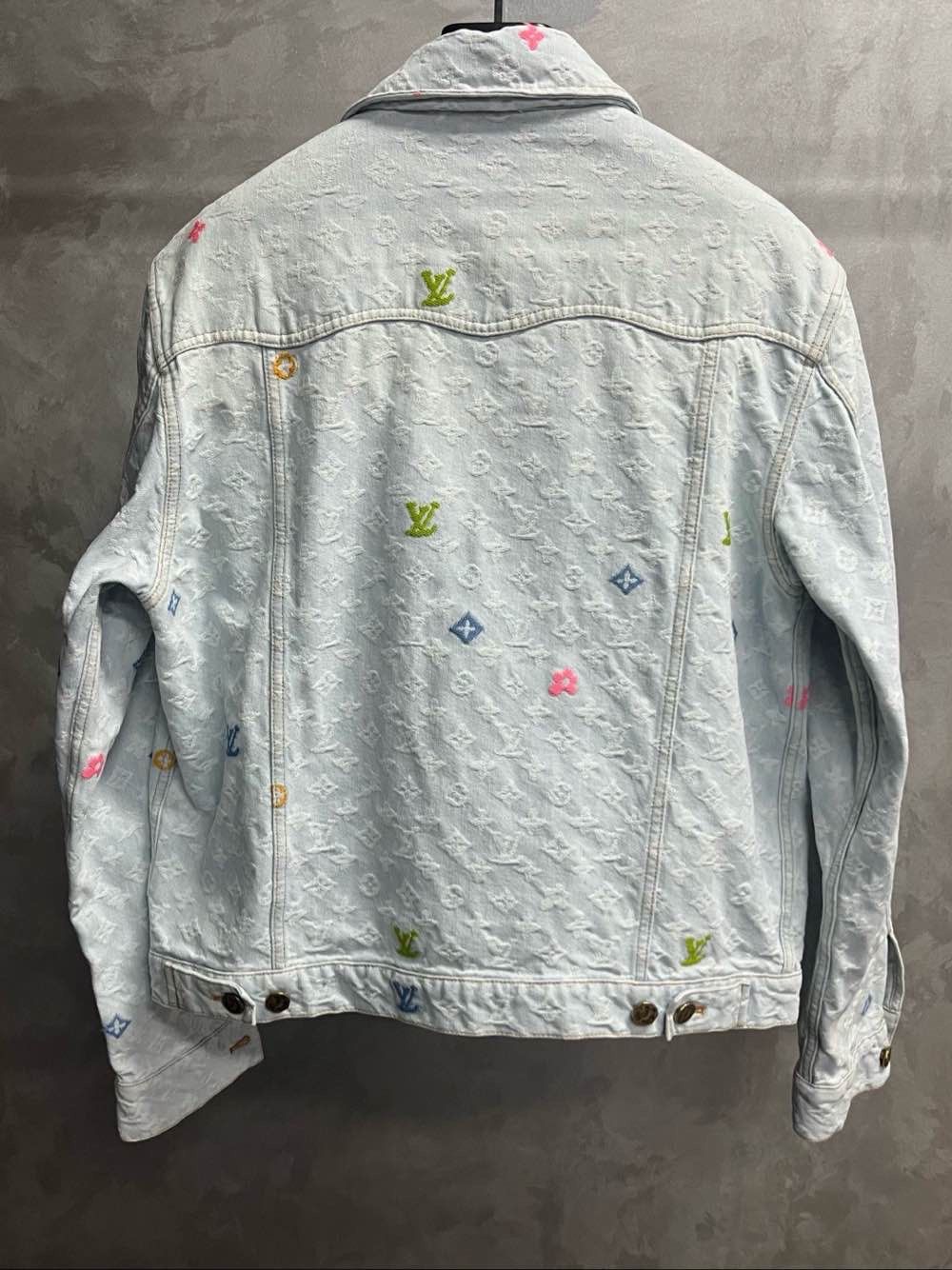 Louis Vuitton Louis Vuitton x Tyler Logo Embroidery Denim Jacket Size M Size US M / EU 48-50 / 2 - 2 Thumbnail