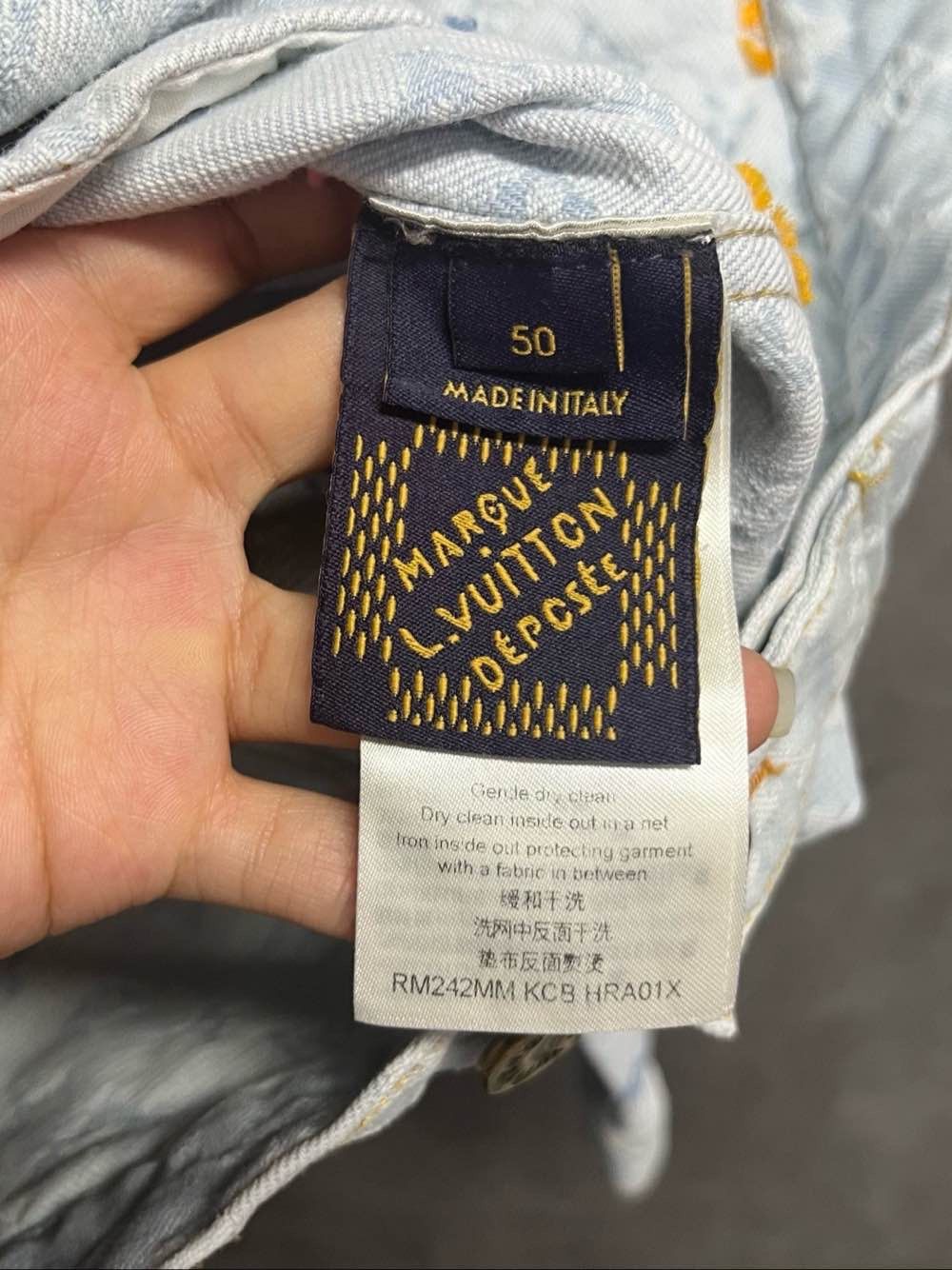 Louis Vuitton Louis Vuitton x Tyler Logo Embroidery Denim Jacket Size M Size US M / EU 48-50 / 2 - 4 Thumbnail