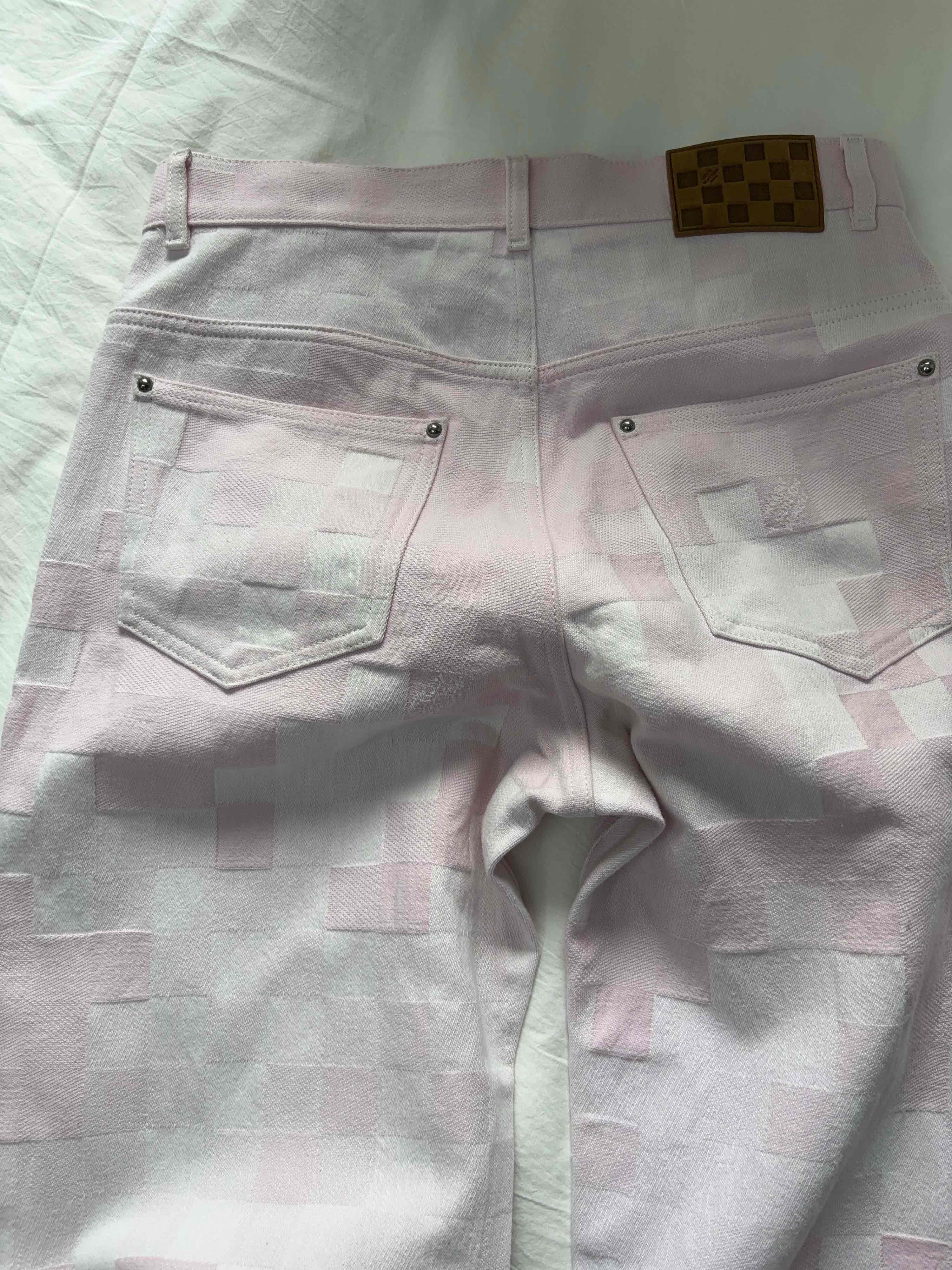 Louis Vuitton Louis Vuitton Damier Check Denim Jeans Size 30 Size US 30 / EU 46 - 8 Thumbnail
