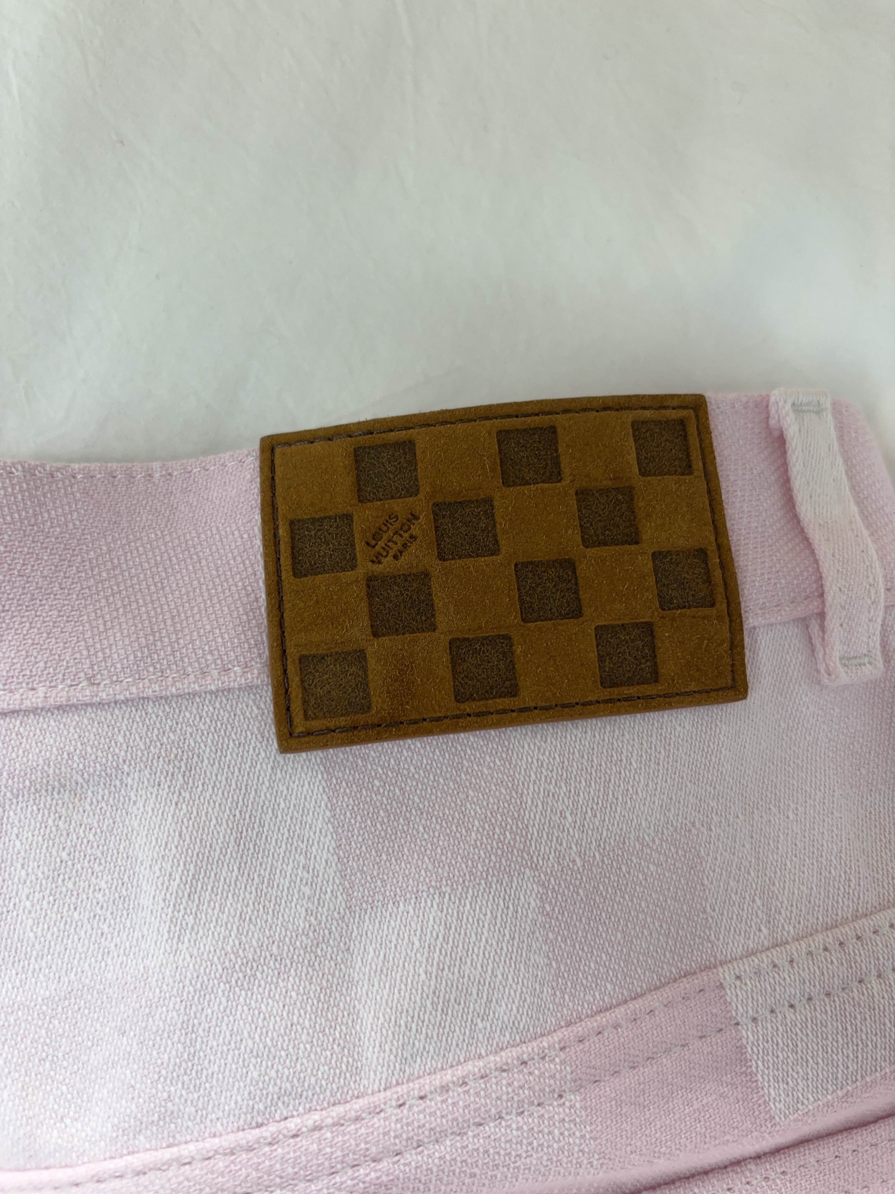 Louis Vuitton Louis Vuitton Damier Check Denim Jeans Size 30 Size US 30 / EU 46 - 7 Thumbnail