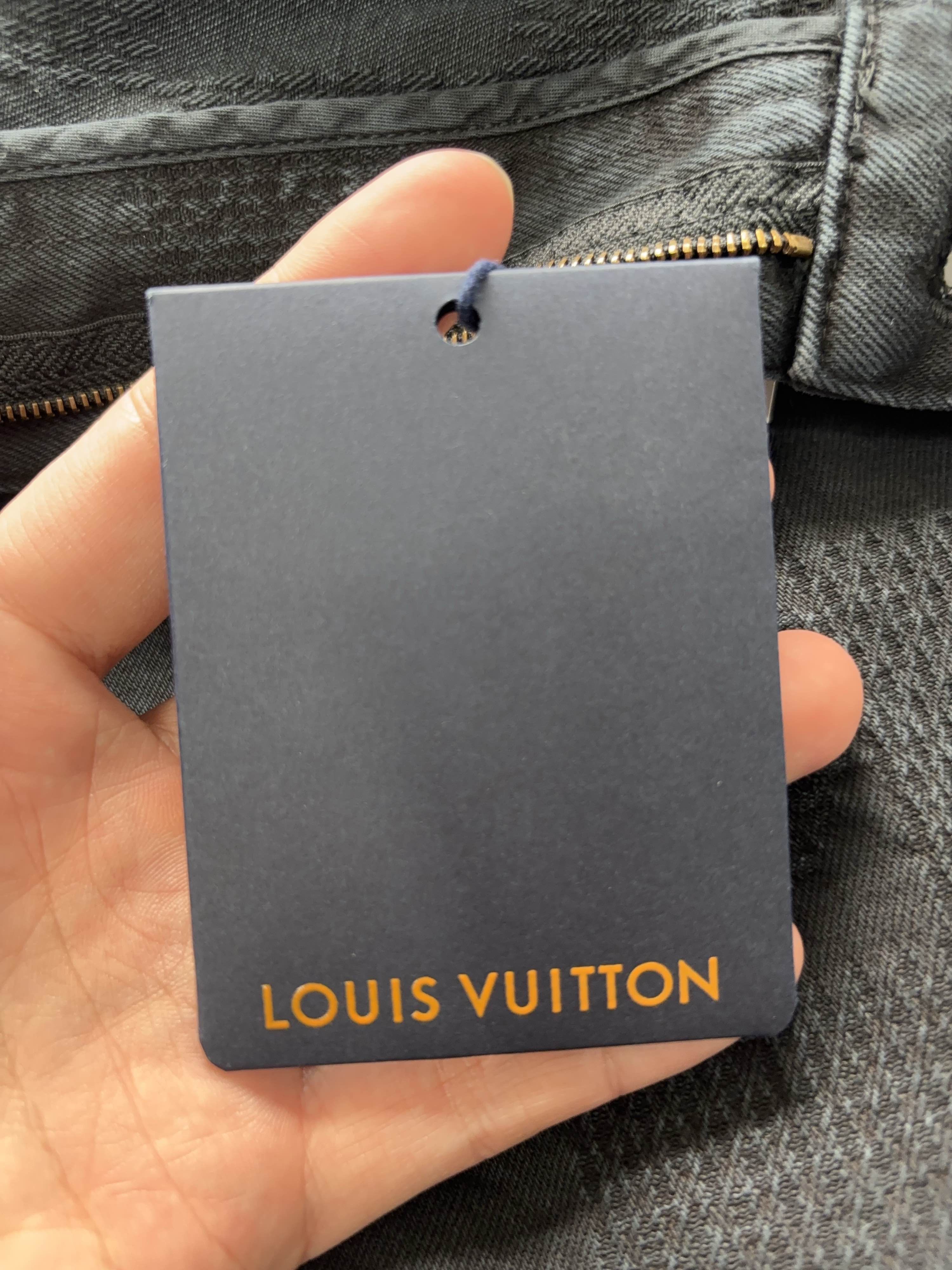 Louis Vuitton Louis Vuitton Damier Denim Jeans Size 38 Size US 38 / EU 54 - 5 Thumbnail