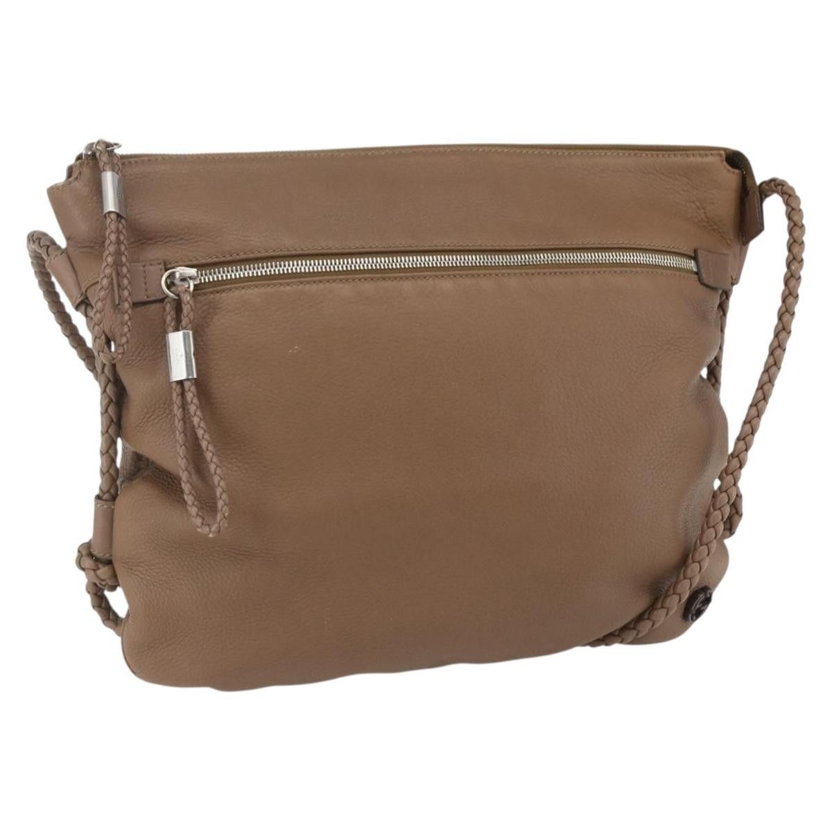Gucci Gucci Braided Strap Zip Messenger Leather Size ONE SIZE - 19 Thumbnail