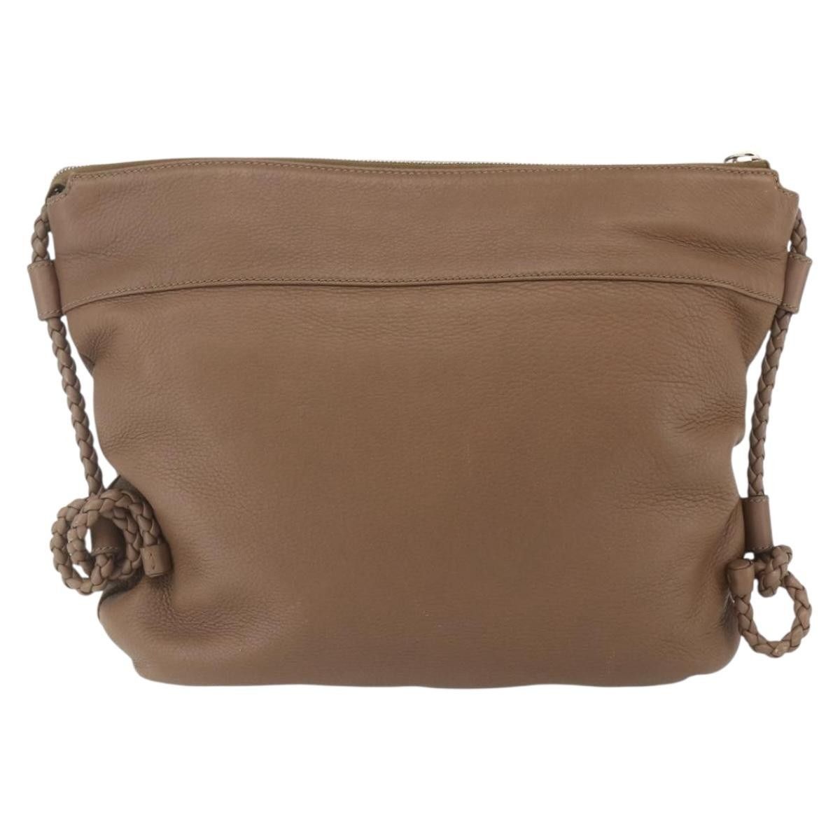 Gucci Gucci Braided Strap Zip Messenger Leather Size ONE SIZE - 2 Thumbnail