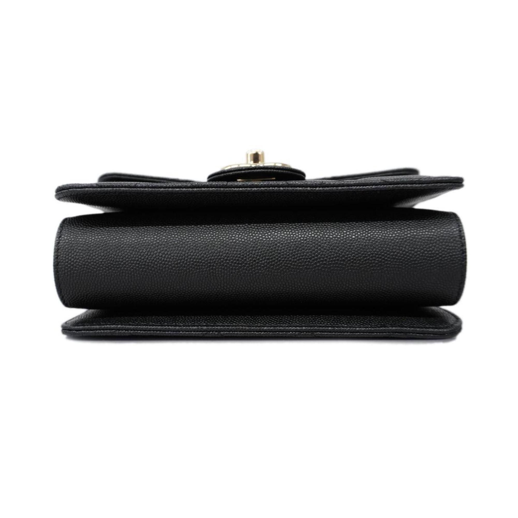 Chanel Chanel Chanel Matelassé Cuir Noir Black leather Size ONE SIZE - 4 Thumbnail