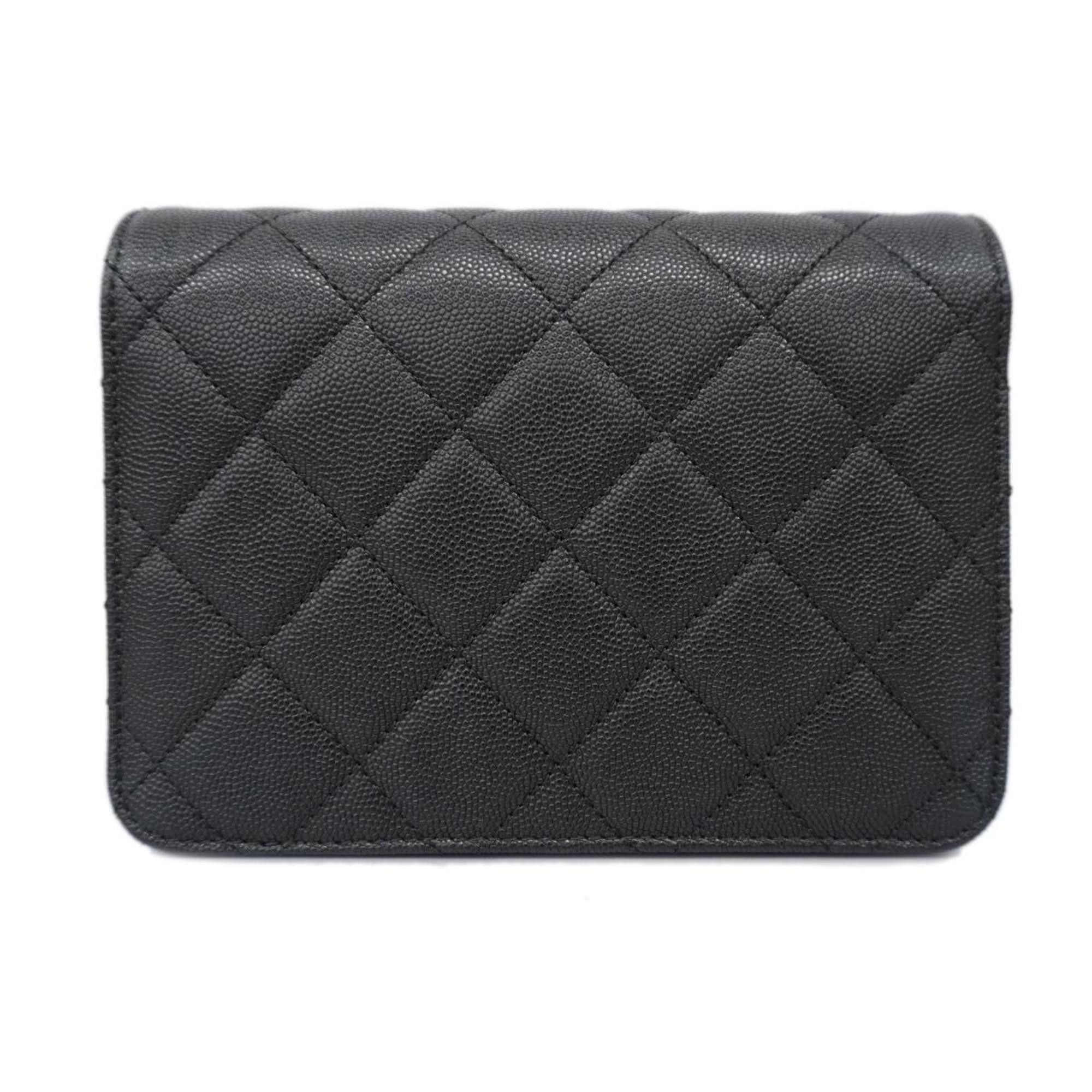 Chanel Chanel Chanel Matelassé Cuir Noir Black leather Size ONE SIZE - 2 Thumbnail