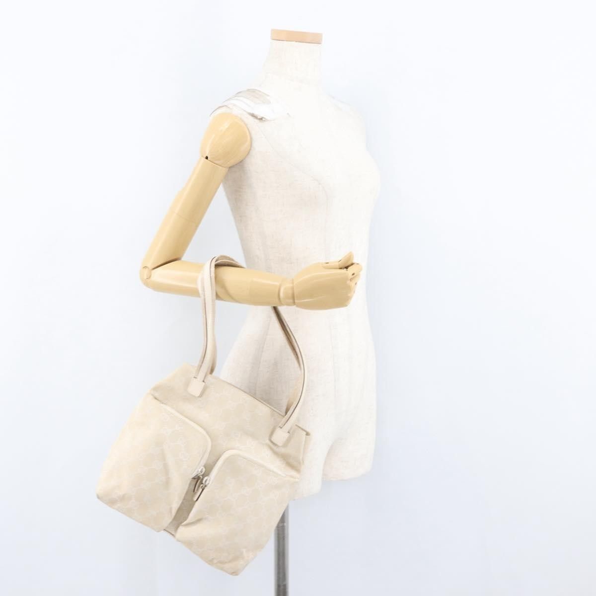 Gucci Gucci Double Pocket Tote GG Canvas Size ONE SIZE - 14 Thumbnail