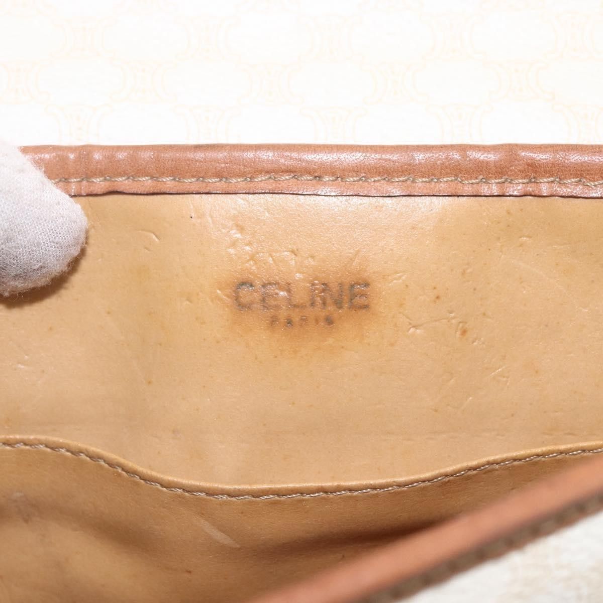Celine Celine Vintage Macadam Canvas and Leather Size ONE SIZE - 6 Thumbnail