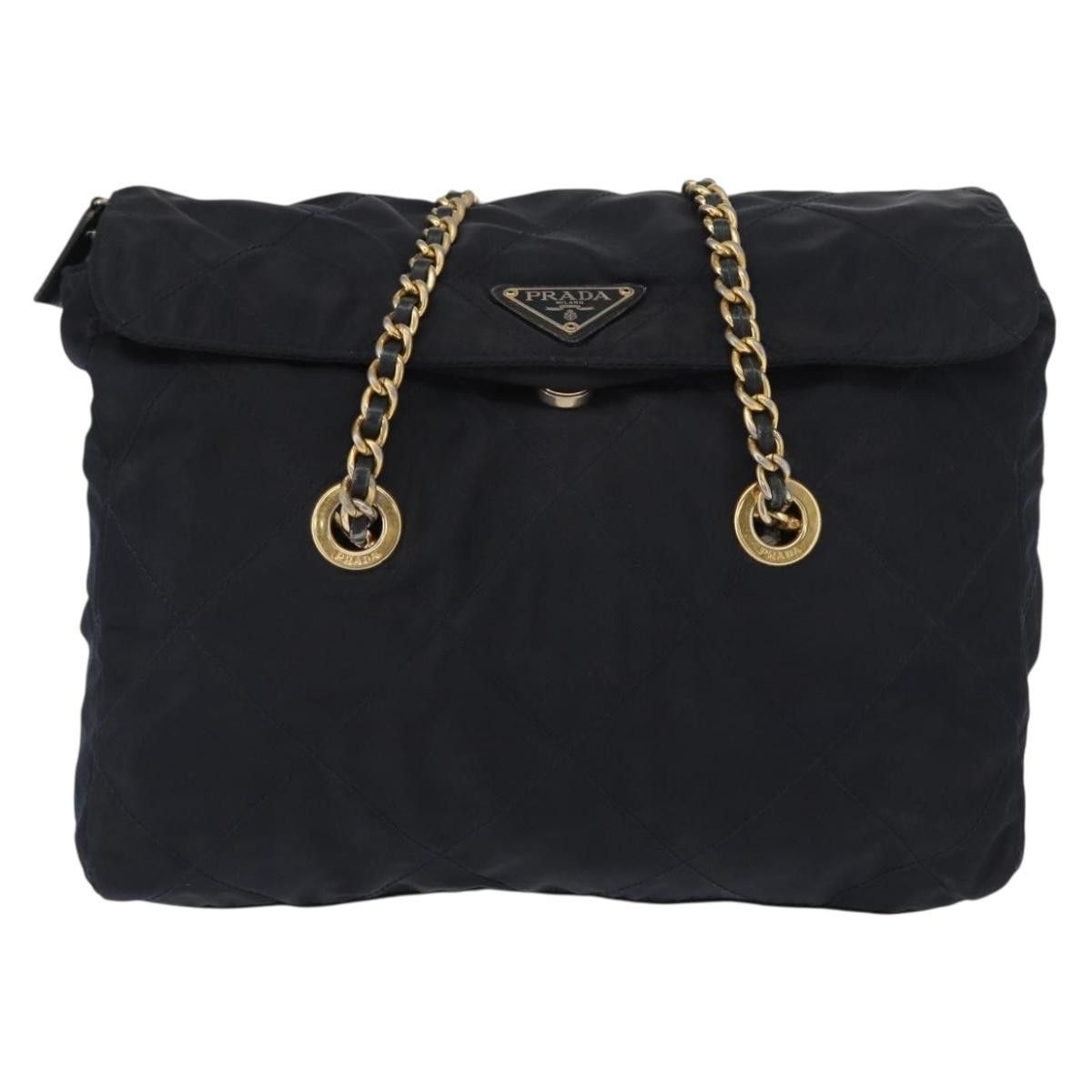 Prada Prada Chain Shoulder Bag Tessuto Size ONE SIZE - 19 Thumbnail