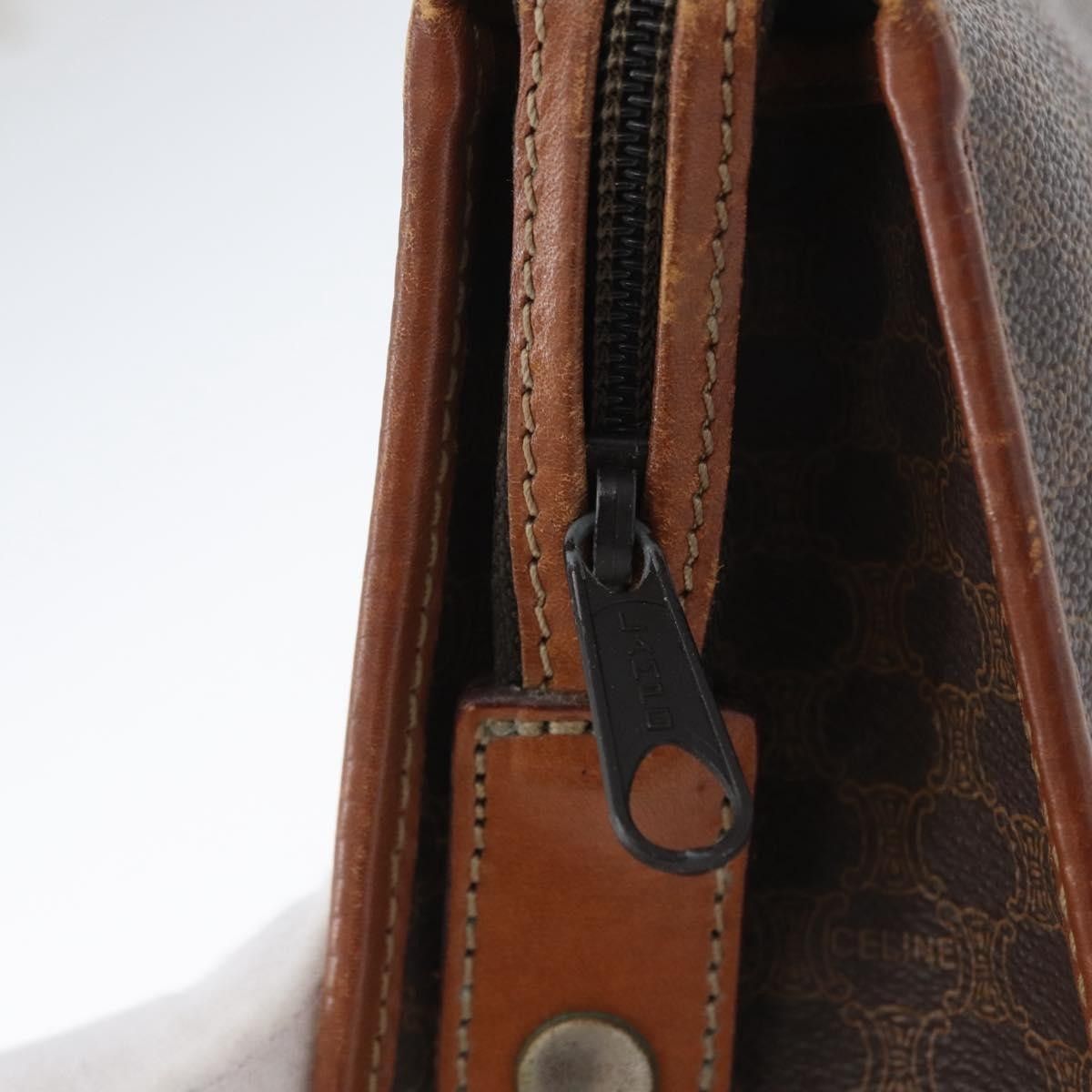 Celine Celine Macadam Pochette Canvas and Leather Size ONE SIZE - 11 Thumbnail