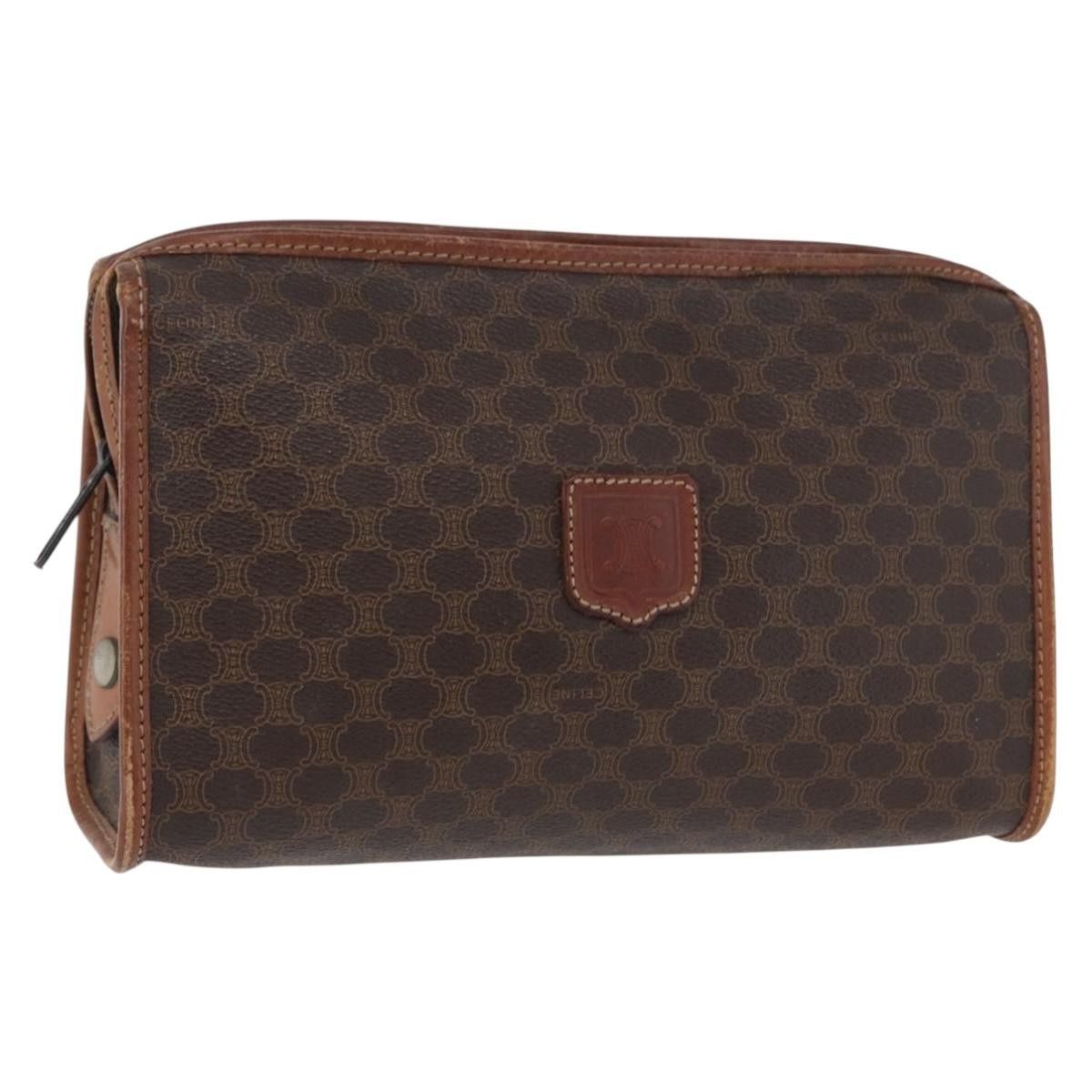 Celine Celine Macadam Pochette Canvas and Leather Size ONE SIZE - 12 Thumbnail