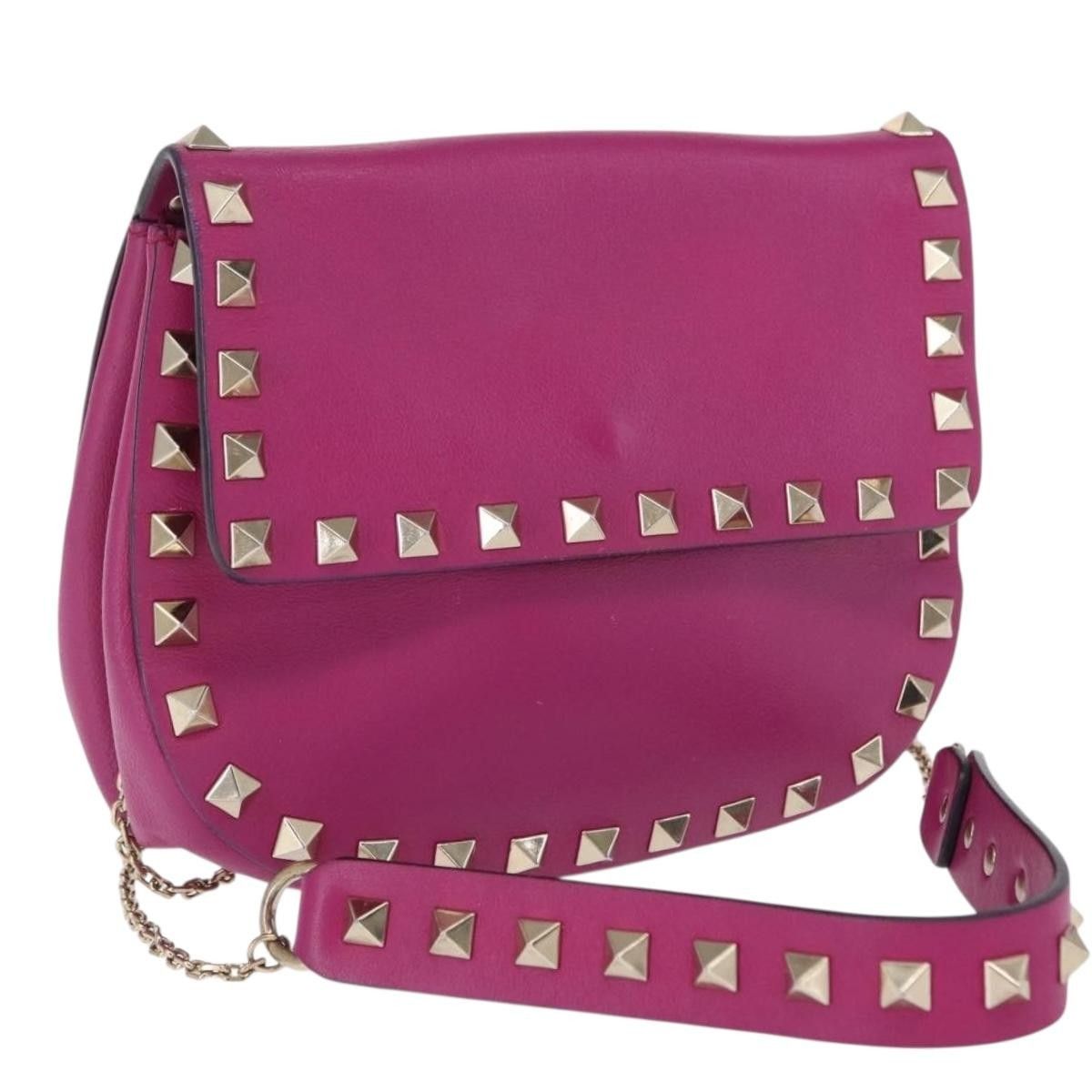 Valentino Valentino Garavani Rockstud Saddle Leather Size ONE SIZE - 21 Thumbnail
