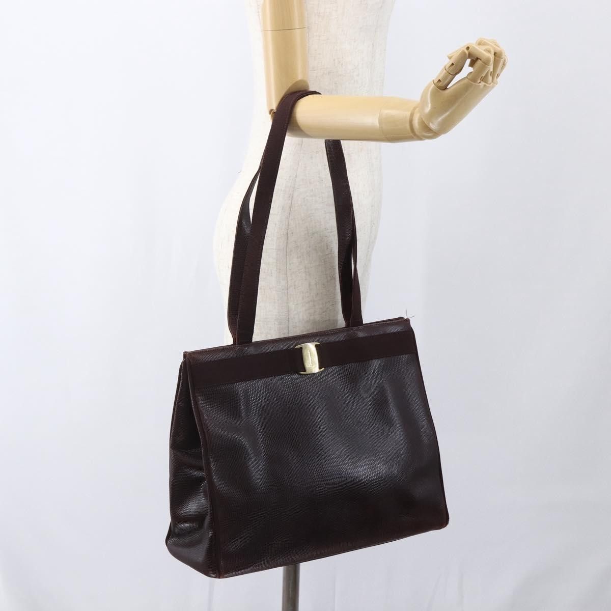 Salvatore Ferragamo Salvatore Ferragamo Vala tote Leather Size ONE SIZE - 12 Thumbnail