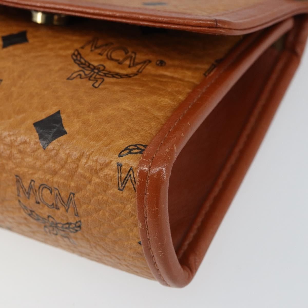 MCM MCM Visetos Shoulder bag Canvas and Leather Size ONE SIZE - 8 Thumbnail